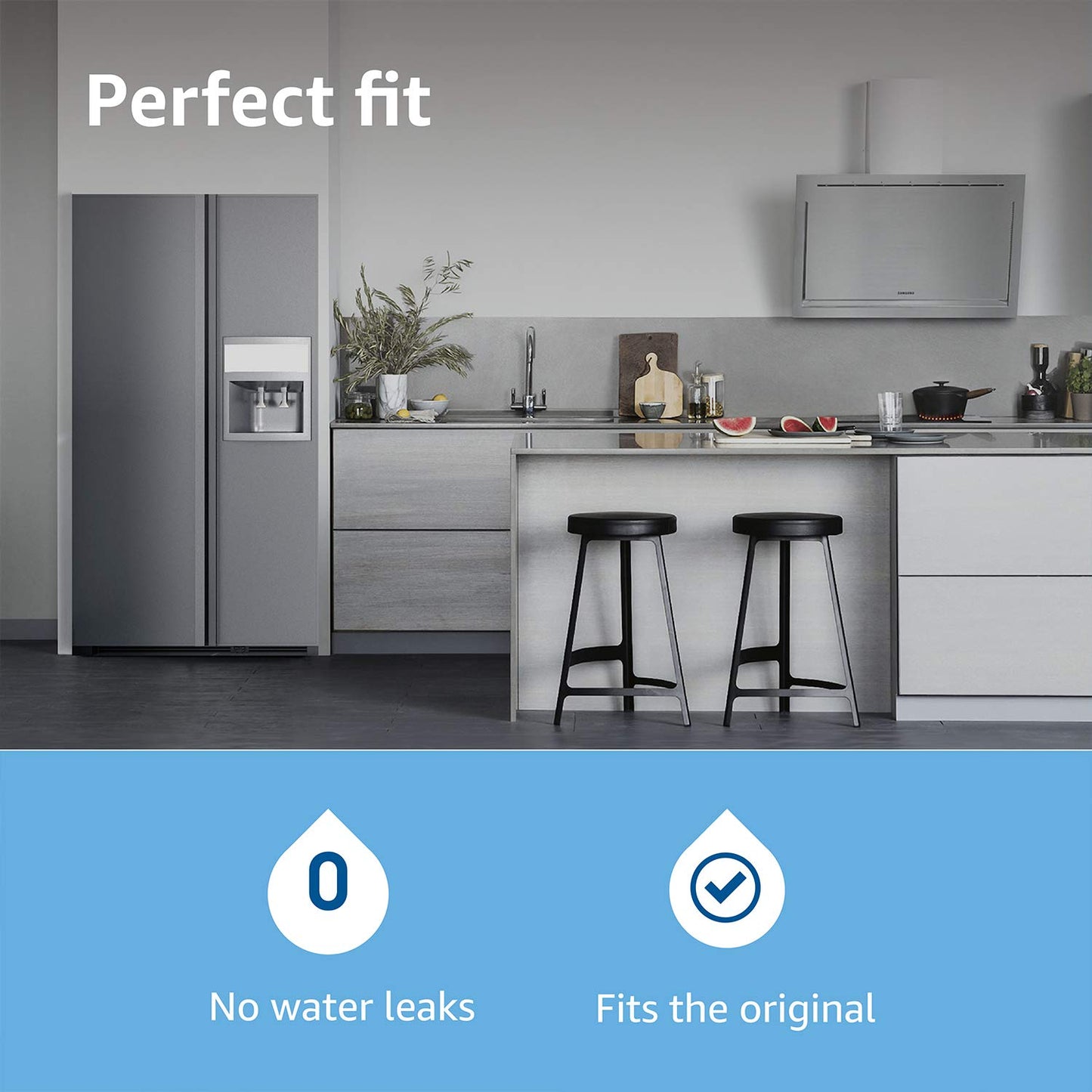 Waterdrop Advanced Water Filter Replacement - RC 3, EZ Change - 2K Gallons (Pack of 2) for Culligan, Brita, DuPont & More