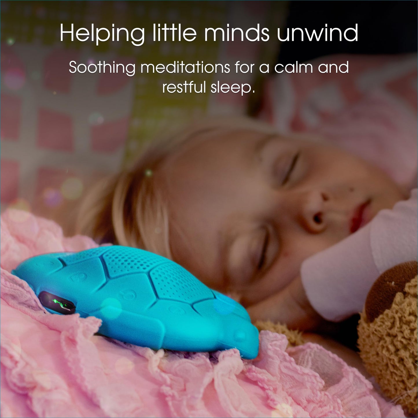 Zenimal Kids Meditation Audio Player - Patented Screen-Free Mindfulness Device with 9 Audio Meditations and 60 Minutes of Soothing Sounds and Music, Teal
