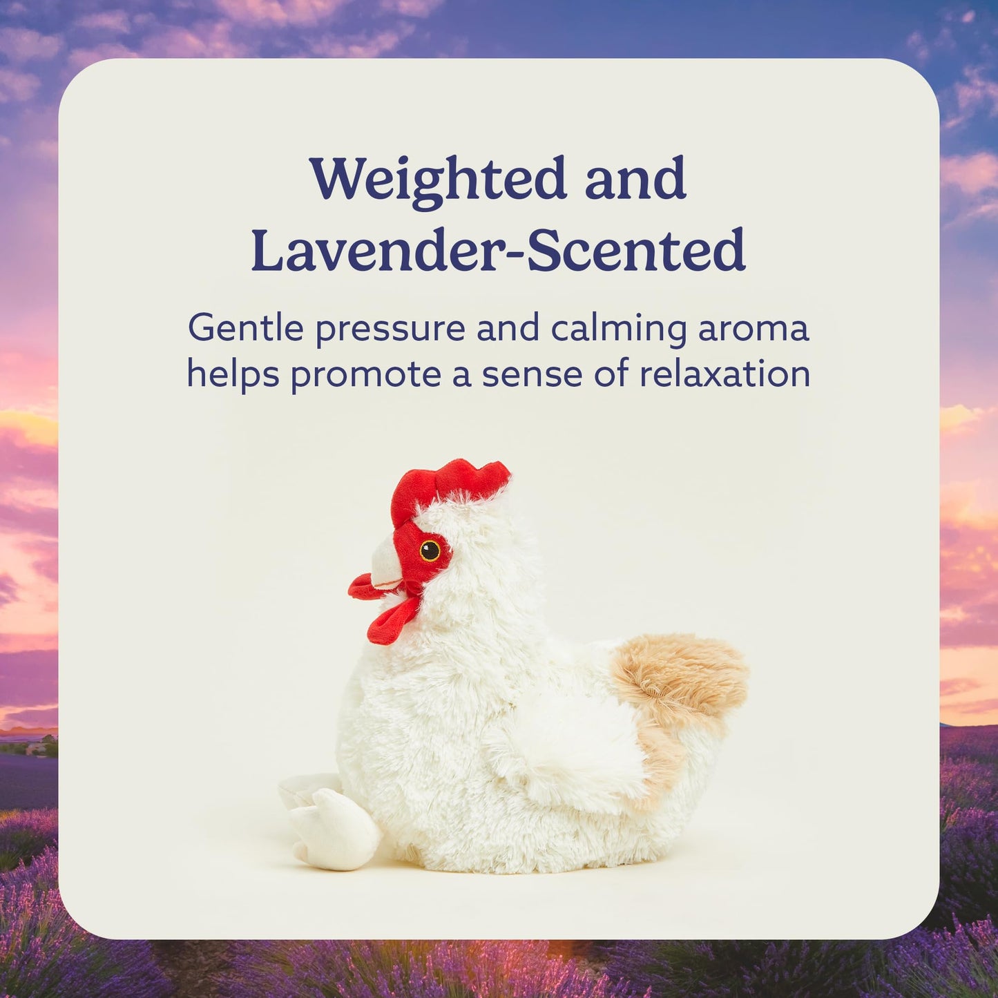 Intelex Warmies Microwavable Plush 13" Chicken
