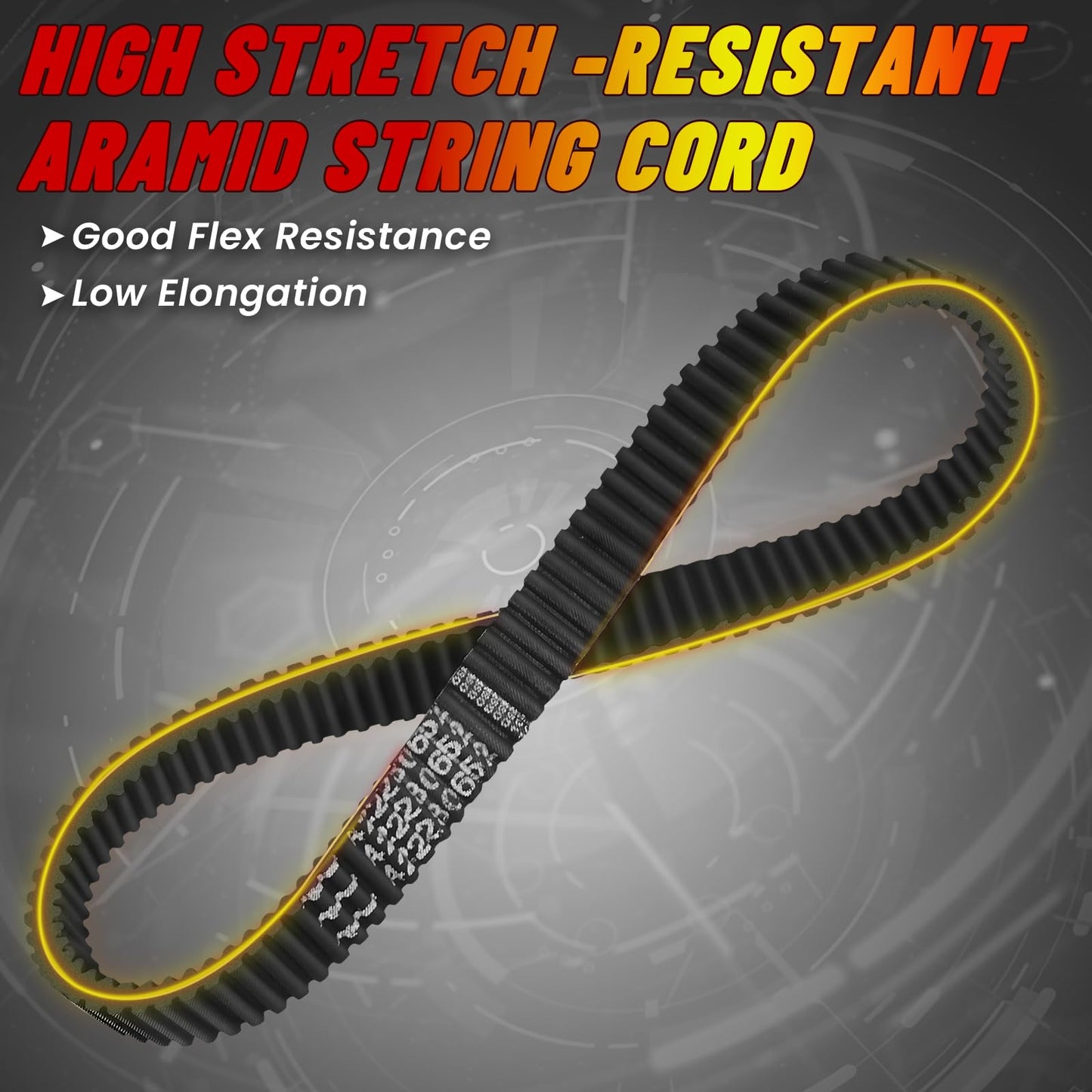 StarknightMT Upgrade 422280652 X3 Drive Belt,X3 CVT Belt Compatible with Can am Maverick X3 Turbo X XDS XRS XMR MAX All Models 2017-2025,Replacement for 422280651 49C4266 417300383 422280654 422280280