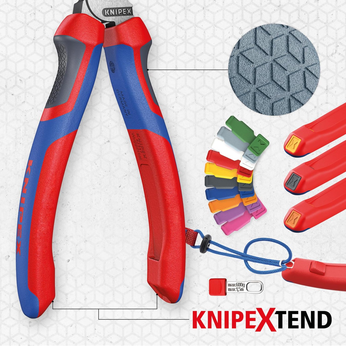 KNIPEX High Leverage 10 Angled Diagonal Cut