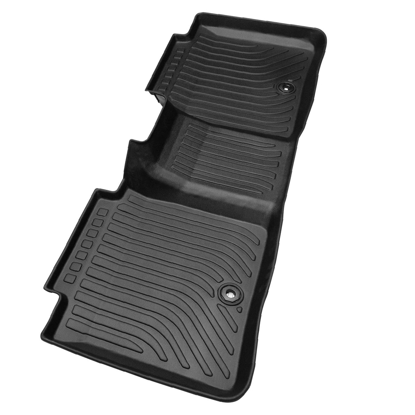 All-Weather TPE Rubber Floor Mats Compatible with 2013 2014 2015 2016 2017 2018 Lexus ES350, Custom Fit Full Car Carpet Liners Set (Black)