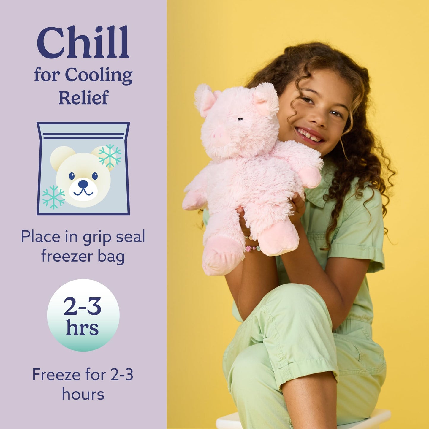 Intelex Cozy Microwaveable Plush, Pig