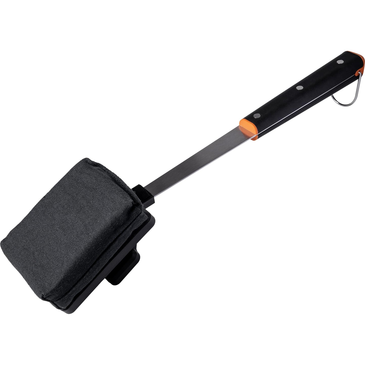 Traeger Grills BBQ Steam N' Clean Grill Brush – Bristle-Free Steam Cleaning Grill Brush for Hot Grates, Safe for Porcelain Grates & Flat Top Griddles, Dishwasher-Safe Replaceable Head