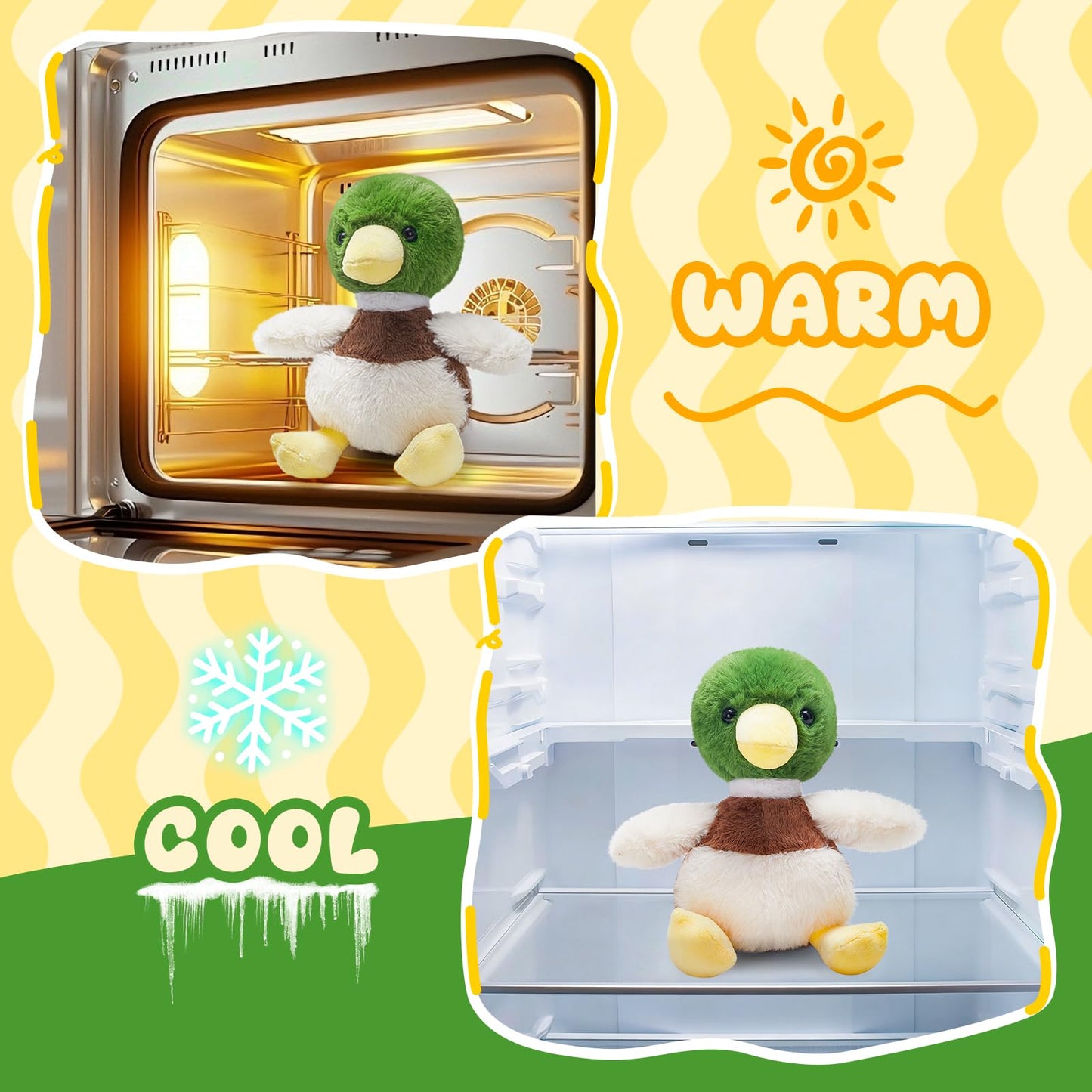 SpecialYou Microwavable & Weighted Mallard Duck Plush