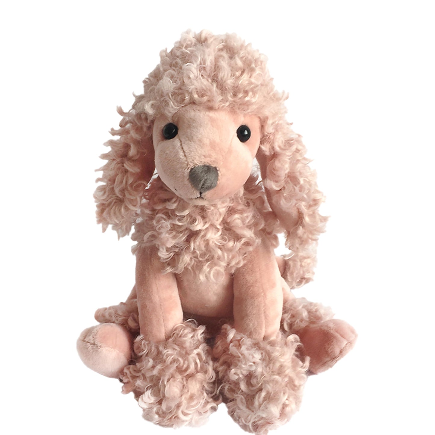 Mon Ami Designer Doll Plush Poodle Dog, Fun Adorable Soft and Cuddly Stuffed Toy Animal for Little Girls or Boys, Baby, Toddlers and pre-School Kids |Perfect Party Favor & Birthday Gifts| Pink, 13"