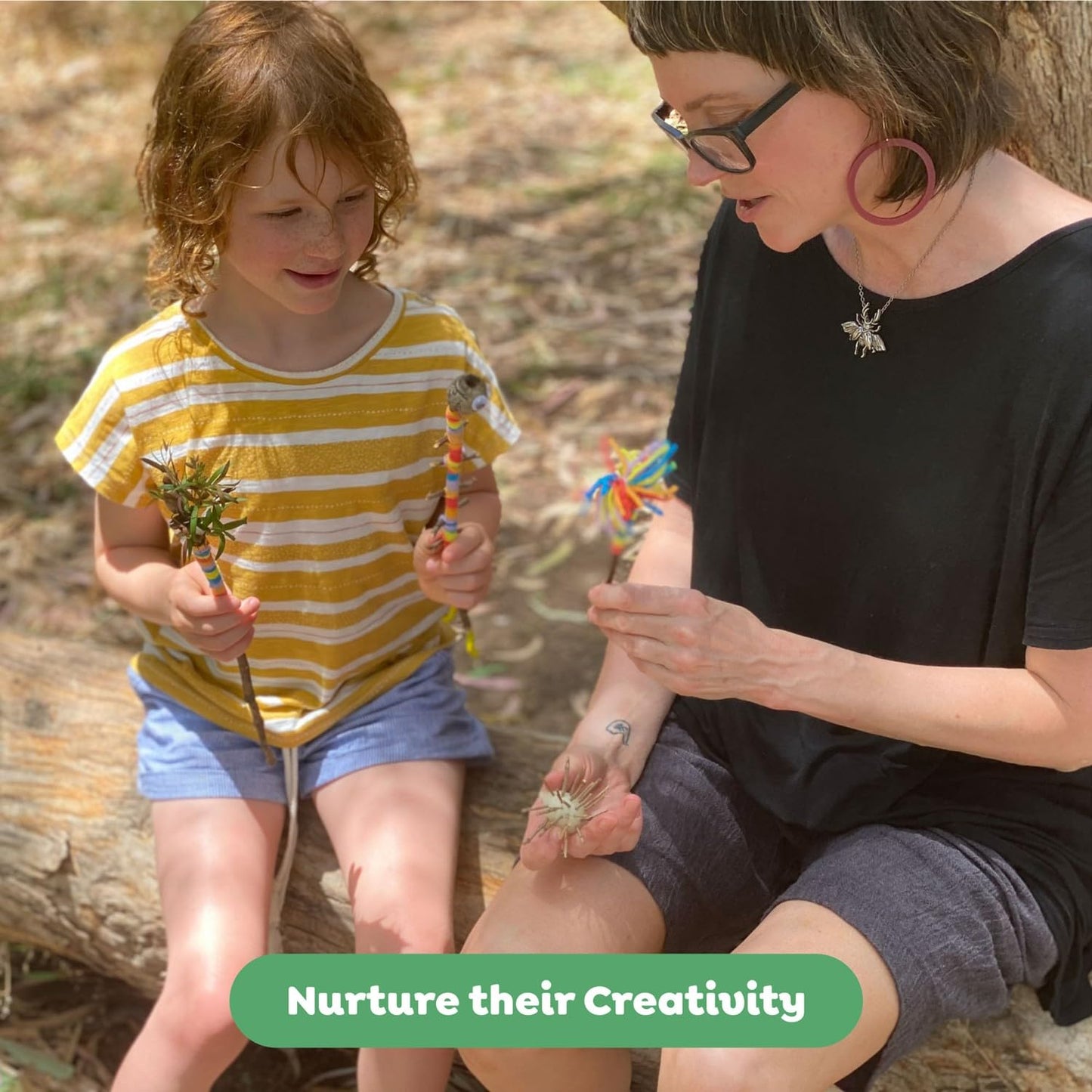 Tiger Tribe: Nature Art Set - Turn Natural Found Treasures Into Art Projects, Kids Ages 3+ with Parent, Ages 7+ Independent Craft Time, Activity Set