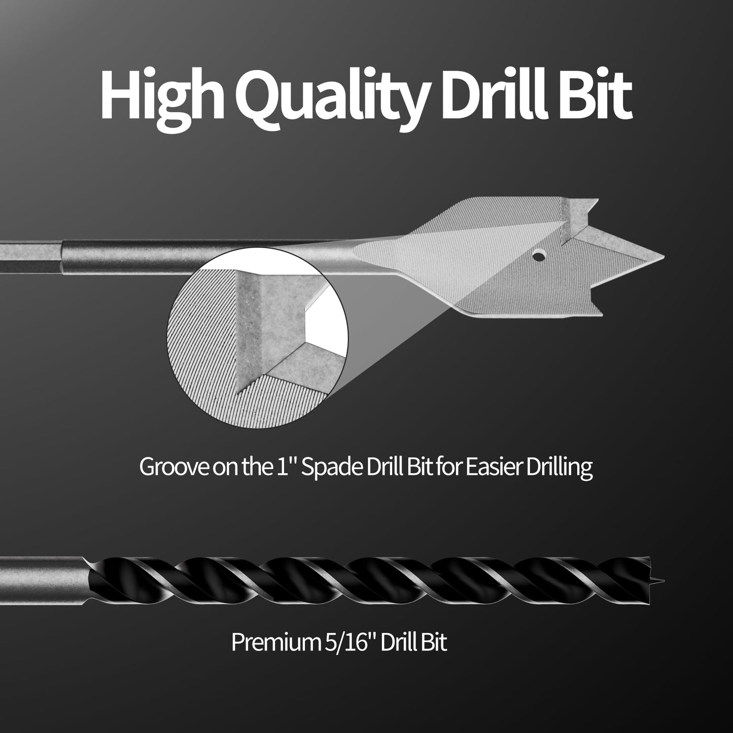 EAZUSE Starlink Cable Routing Kit for Gen 2 Gen 3 Starlink Cable Grommets Wall Pass Through Tool Kit for Roof Mounting Wall Mount Including 1" & 5/16" Drill Bit, Wire Clips Glue & Cable Ties