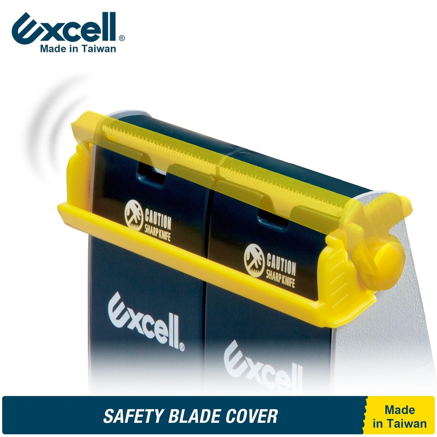 Excell Heavy Duty Steel Desk Tape Dispenser (4" Wide) with Safety Blade Cover, Desk Top Dispenser for Home,Office, Shop, Retail Store and Warehouse Wrapping Purpose