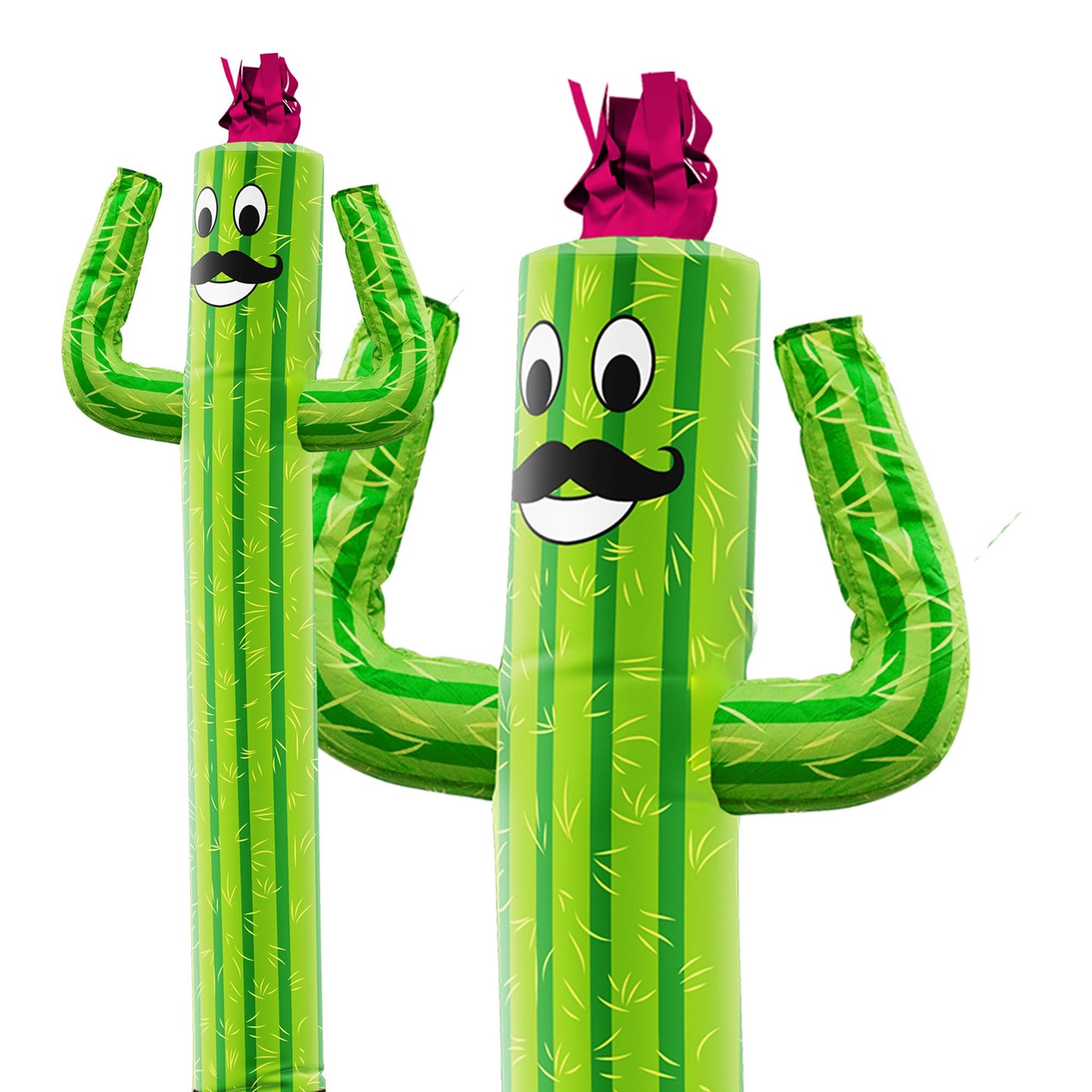 LookOurWay Air Dancers Wacky Waving Inflatable Tube Man Attachment - 6 Feet Tall Advertising Air Dancer Waving Man Inflatable Tube Guy - Blower Not Included - Cactus