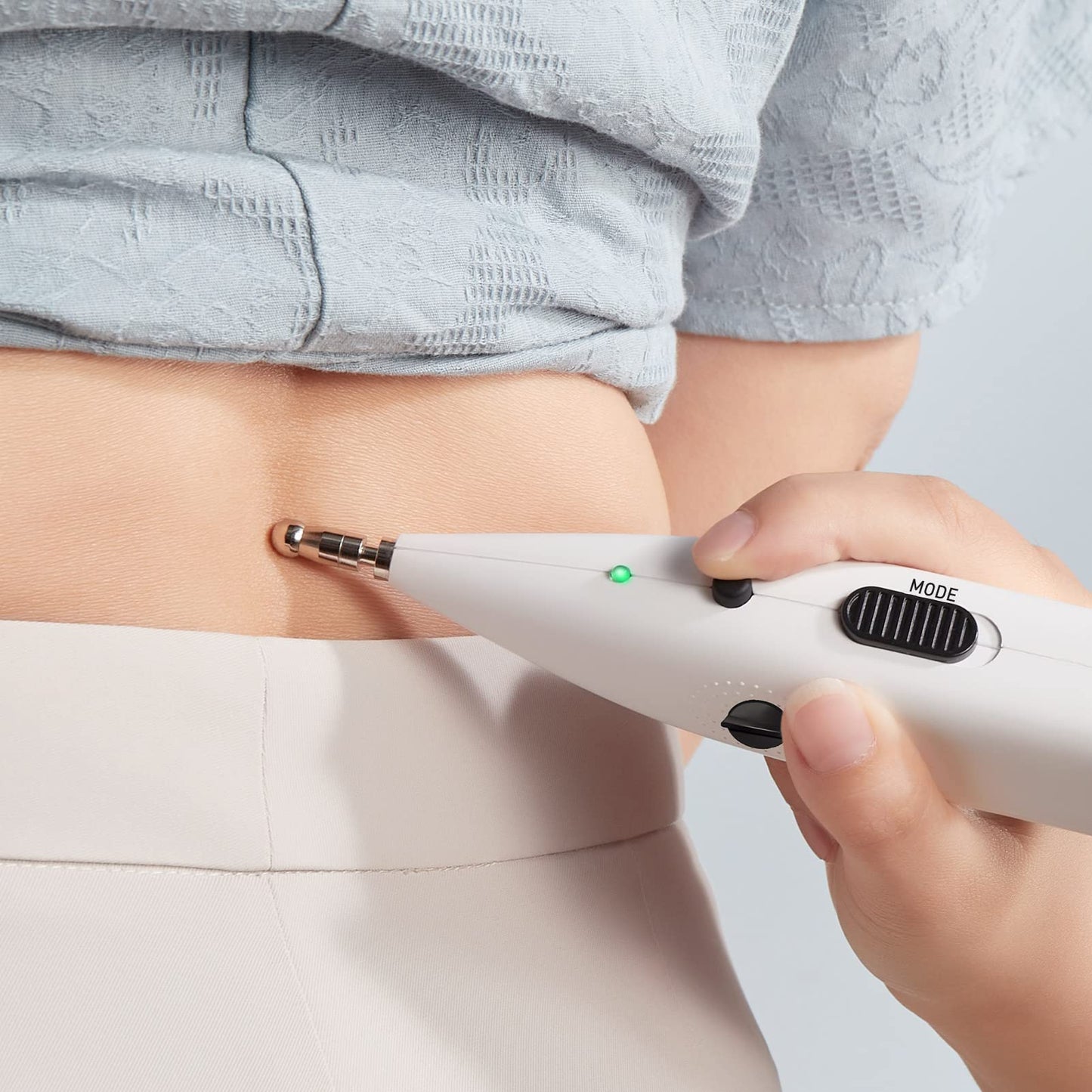 Electronic Acupuncture Pen Rechargeable Electric Acupressure Pen Meridian Finder excel ii lt Stimulator Acupoints Automatically with 2 Massage Heads