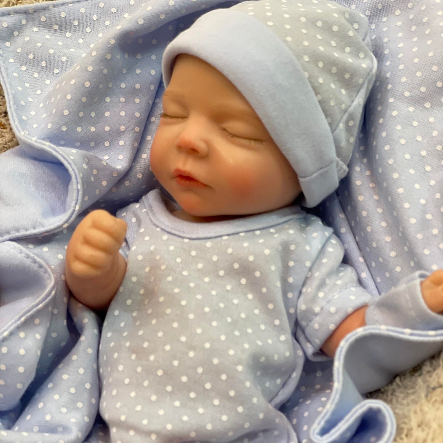 OtardDolls Silicone Baby Doll 10 Inch Full Body Soft Silicone Reborn Baby Handmade Reborn Baby Doll Mini Realistic Newborn Baby Dolls for Kids