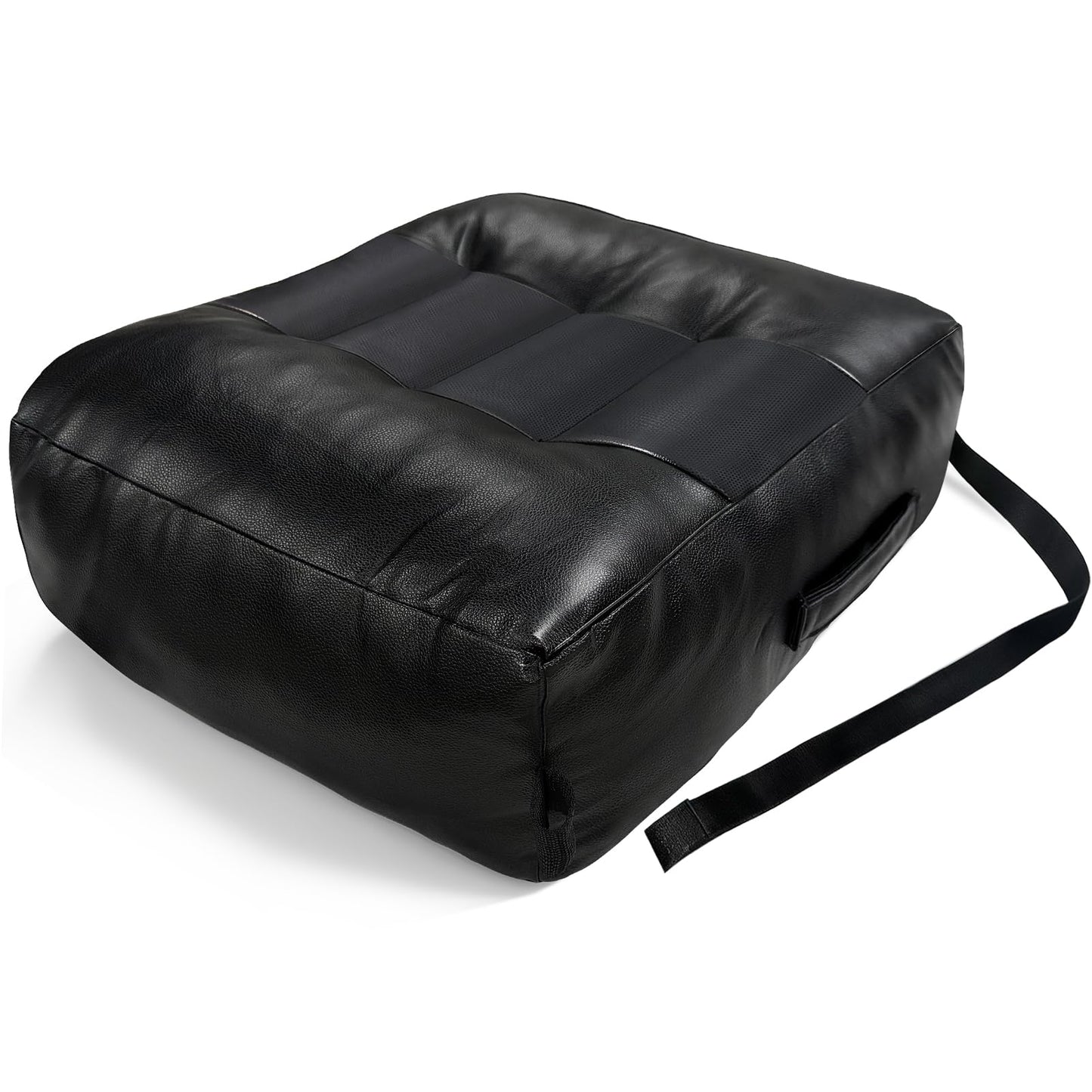 Adult Booster Car Seat Cushion for Office Chair & Driving 17.7"x15.7"x5.9" Thick Car Seat Cushion with Handle & Non-Slip Base Ergonomic Support Improved View