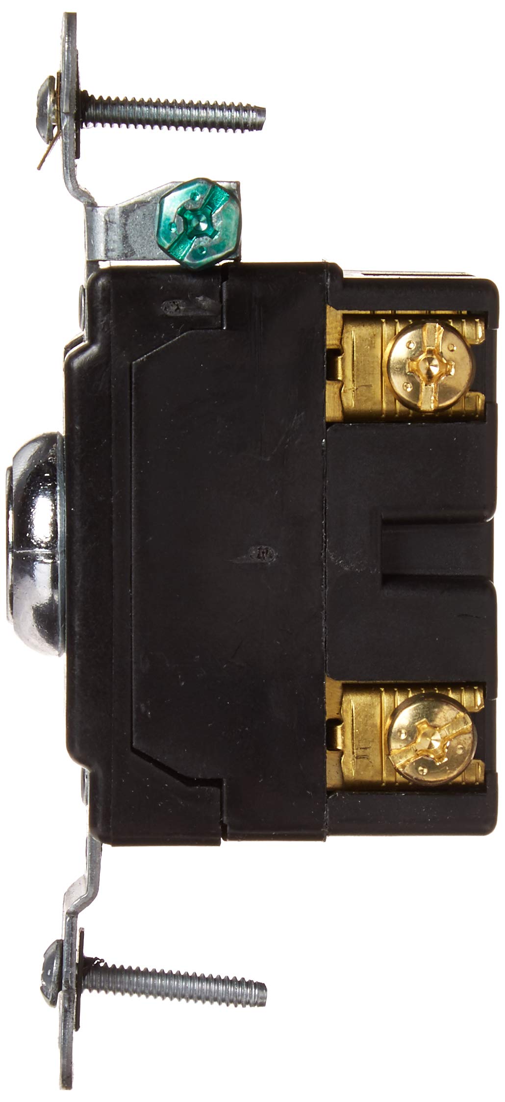 Leviton 1221-2KL 20 Amp, 120/277 Volt, Key Locking, Single-Pole, AC Quiet Switch, Extra Heavy Duty Spec Grade, Self Grounding, Chrome