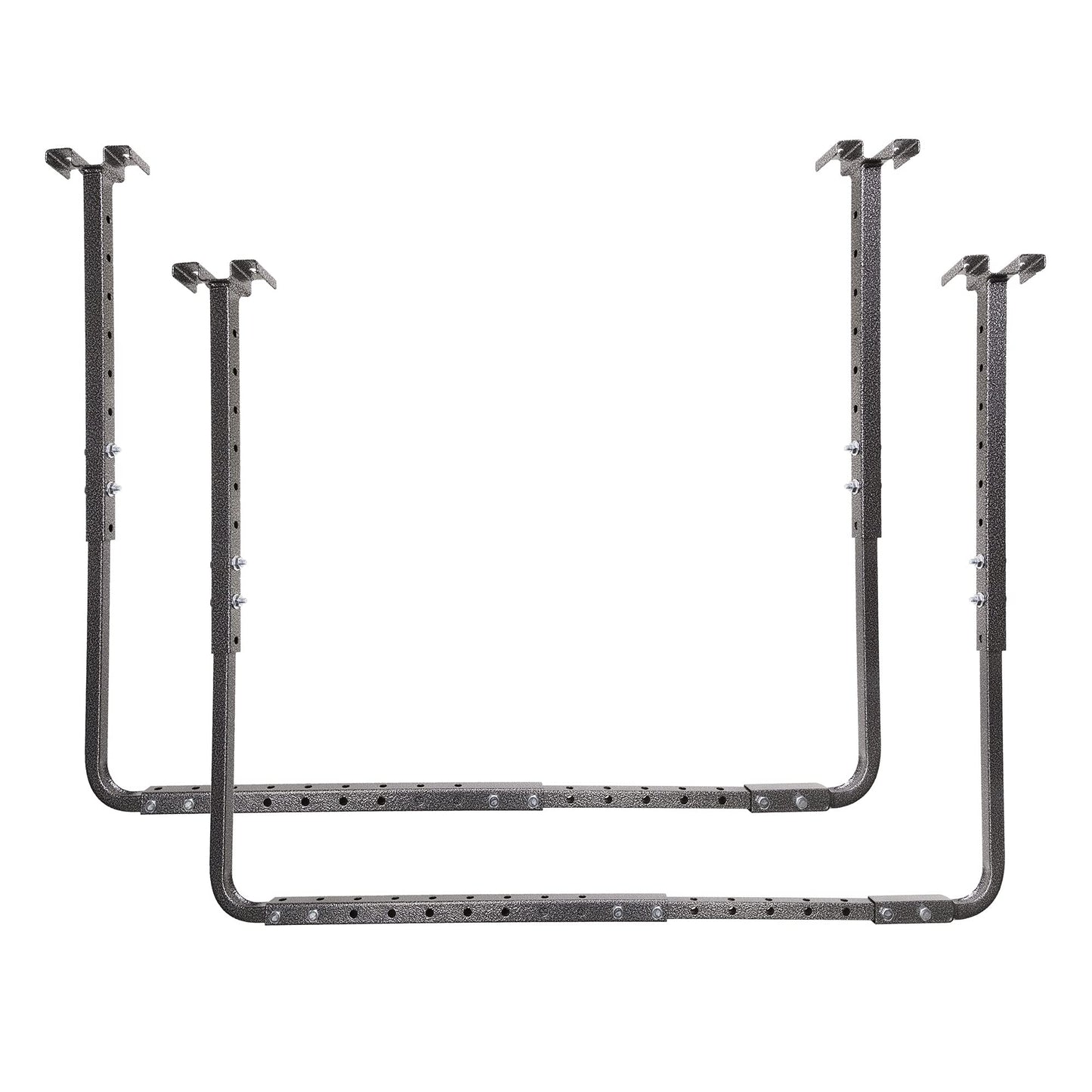 HyLoft Adjustable Garage Ceiling Mount Storage Rack Kit, Ceiling Shelving Mounts, 34 in. x 26 in., 80844-10, Hammertone