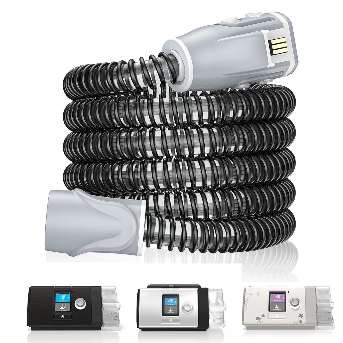 ZURNMED® Climate-Line Air Tube/Hose Replacement for #37296 AirSense10 -CPAP Tubing - Improved Design (S10 Models ONLY)