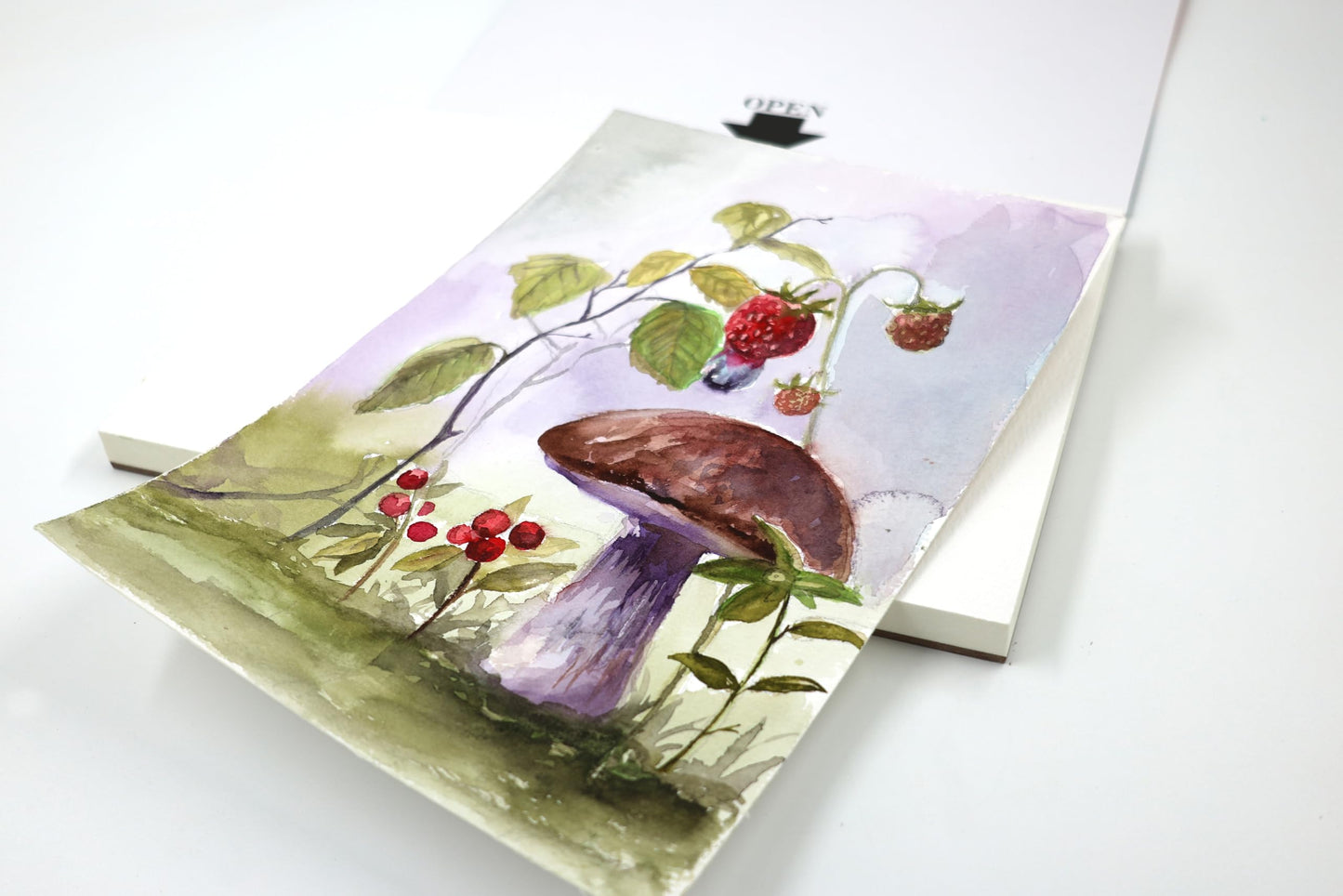 Viburnum Art Cotton Watercolor Paper Pad 160lb/350gsm Cold Press Watercolor Block Watercolor Paper Artist Paper for Adults and Students 20 Sheets 10 x 7 Inches