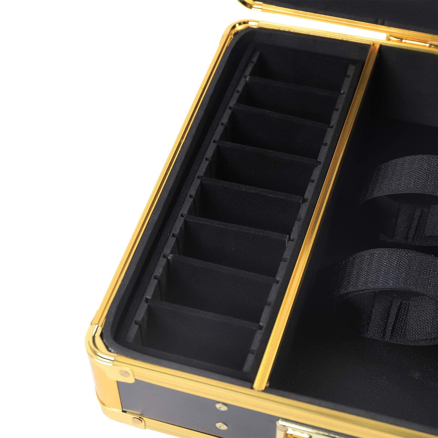 DNYSYSJ Barber Carrying Case Barber Case, Stylist Tool Box Professional Salon Hair Cutting Grooming Kit Storage Organizer for Clippers, Scissors, Barber Supplies (A)