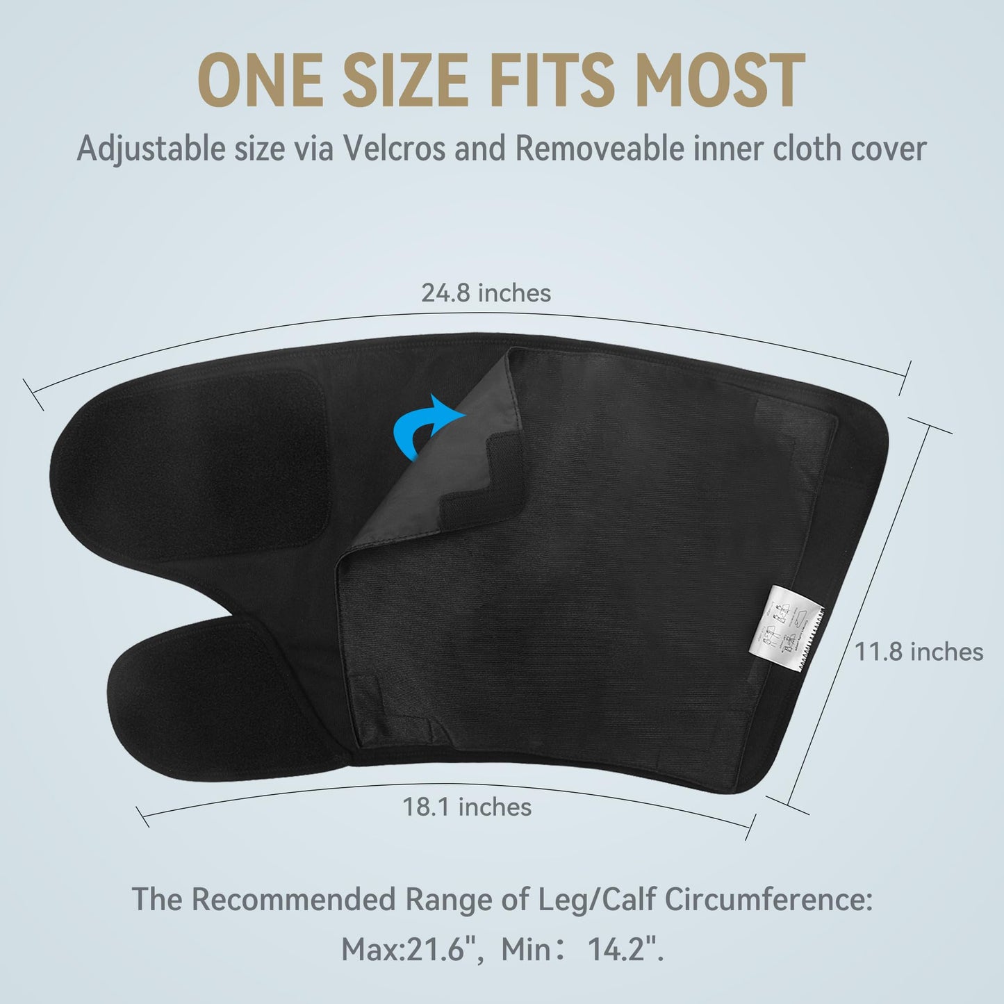 FIT KING Leg Massager for Circulation Calf Massager with Heat (Corded Electric) Helpful for Pain Relief RLS Edema and Muscles Relaxation - Great Gift for Wife Parents Friends - FSA HSA Eligible