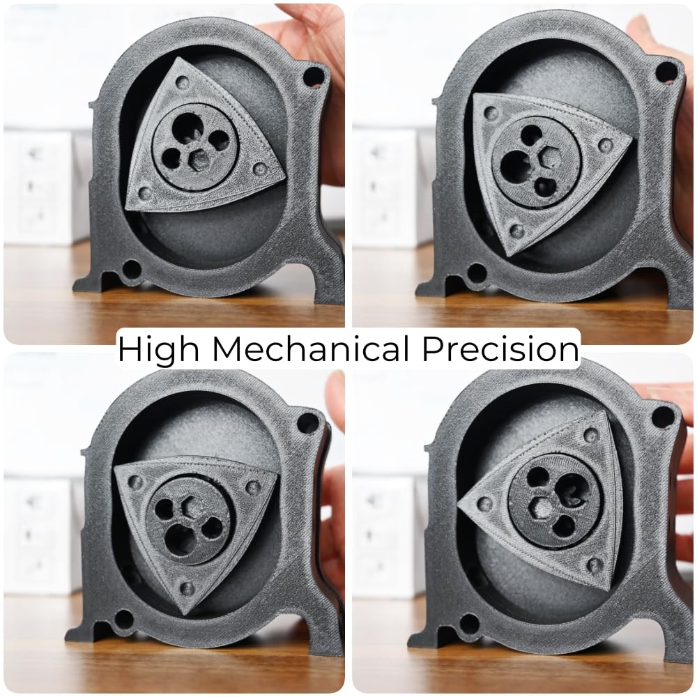 PRILINE Carbon Fiber Filament, PRILINE Carbon Fiber Polycarbonate 3D Printer Filament 1.75mm, High Strength Carbon Fiber 3D Printing Filament 1kg Spool, Black