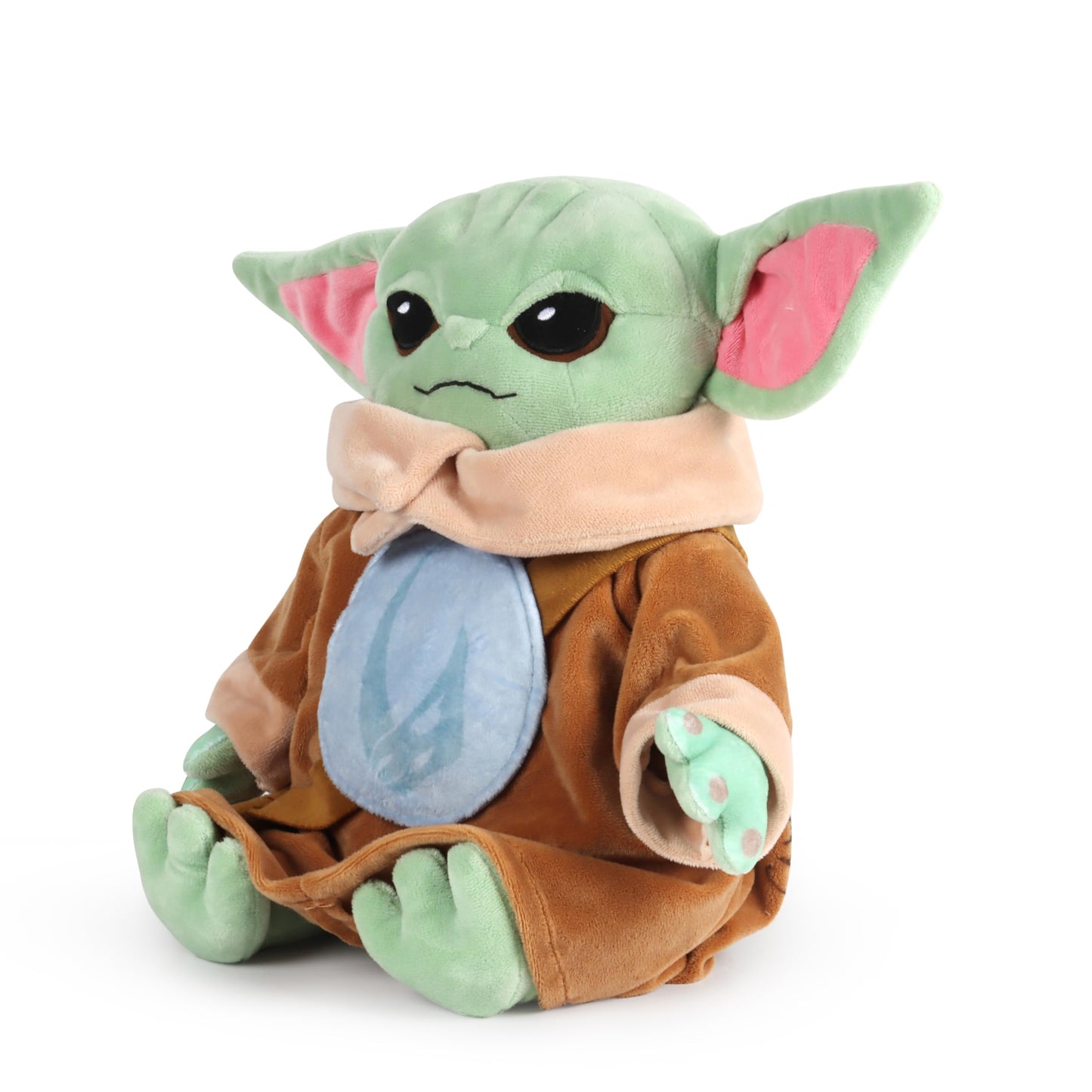 Jay Franco Plush Pillow Buddy - Large Kids Ultra-Soft Stuffed Plushie & Cozy Pillow, Official Licensed Star Wars, 15 Inches, Multi - The Mandalorian Grogu