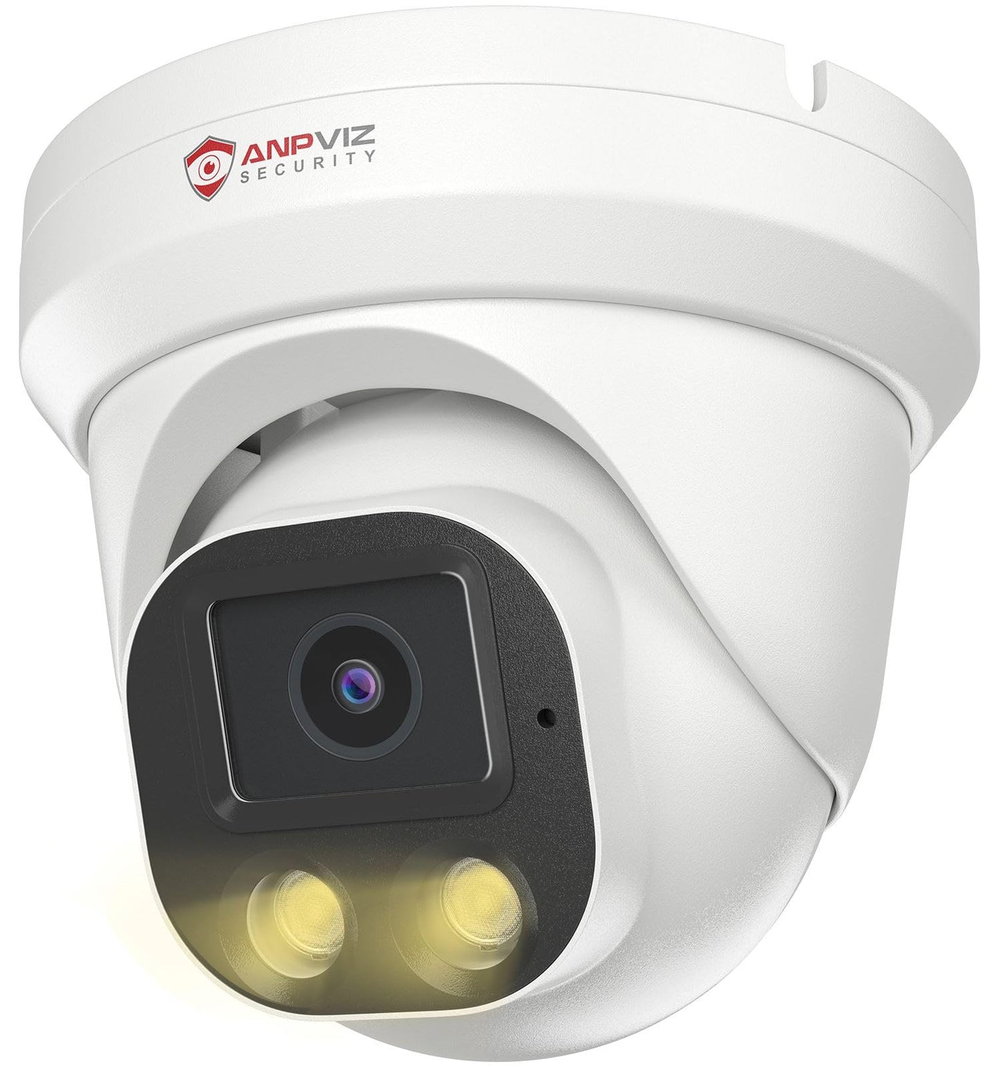 Anpviz 4MP PoE IP Camera, Turret Security IP Camera Outdoor Indoor, AI Human Motion Detection, Smart Dual Light Color Night Vision, Built-in Mic, 2.8mm Lens, IP66 Waterproof, NDAA Complaint (U Series)