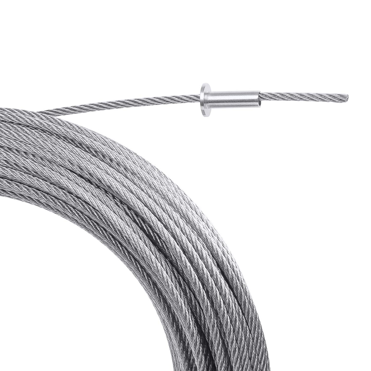 BLIKA 300 Pack Stainless Steel Protector Sleeves for 1/8" 5/32" or 3/16" Deck Cable Railing, for Wood/Composite Posts, T316 Marine Grade