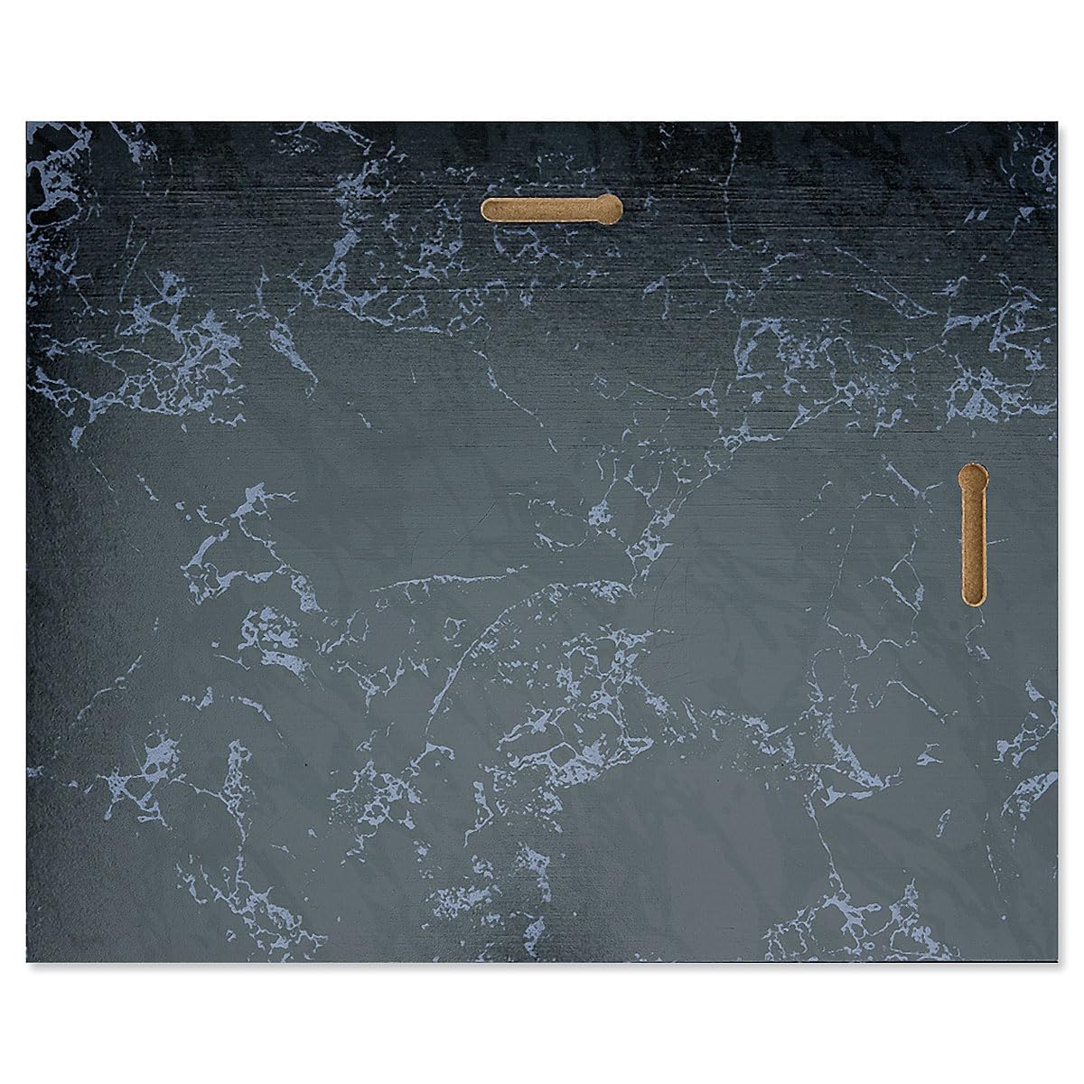 Fine Stationery Black Marble Award Plaque - Slide-In 8.5x11 Certificate or Diploma, Wall Frame