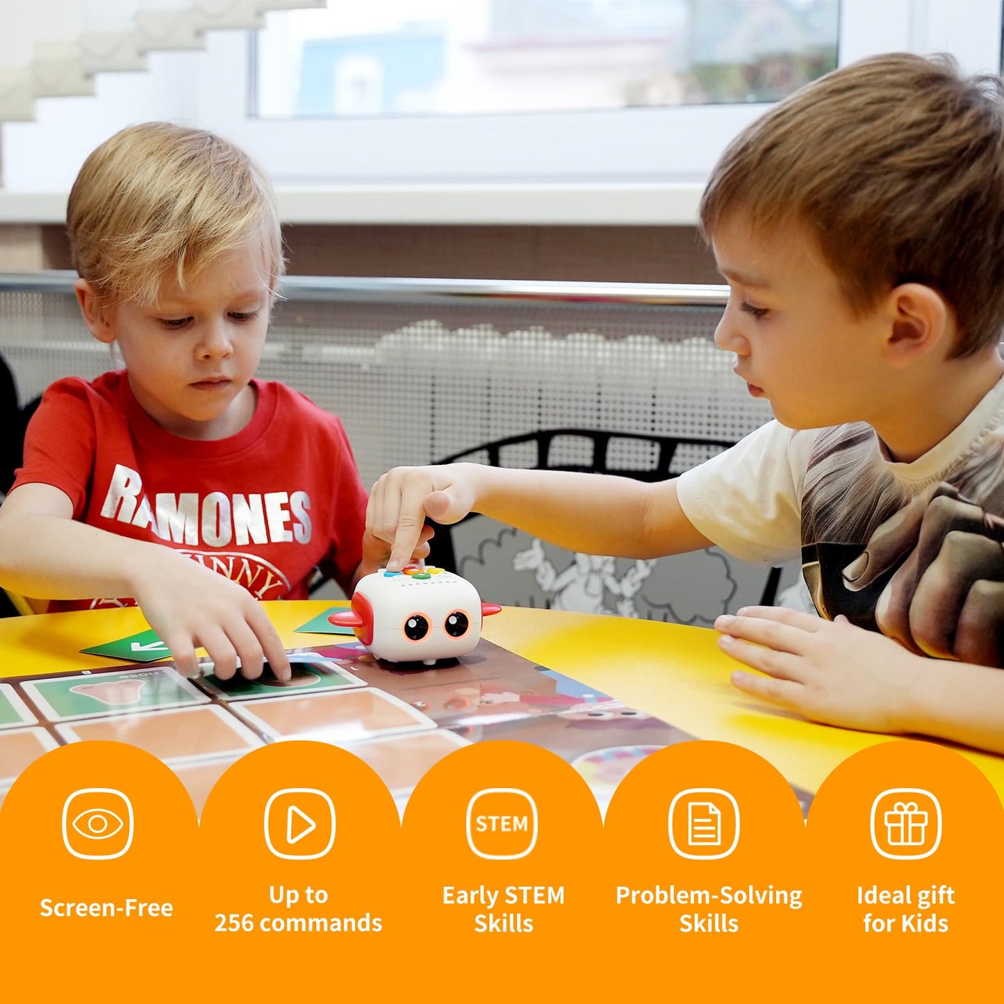 MatataStudio Upgraded Talebot Pro Coding Robot for Kids Aged 3-5, Education & Learning Toys for Toddlers to Learn Early Programming, Screen-Free STEM Robotics for Classroom Pre-k Kids Homeschool