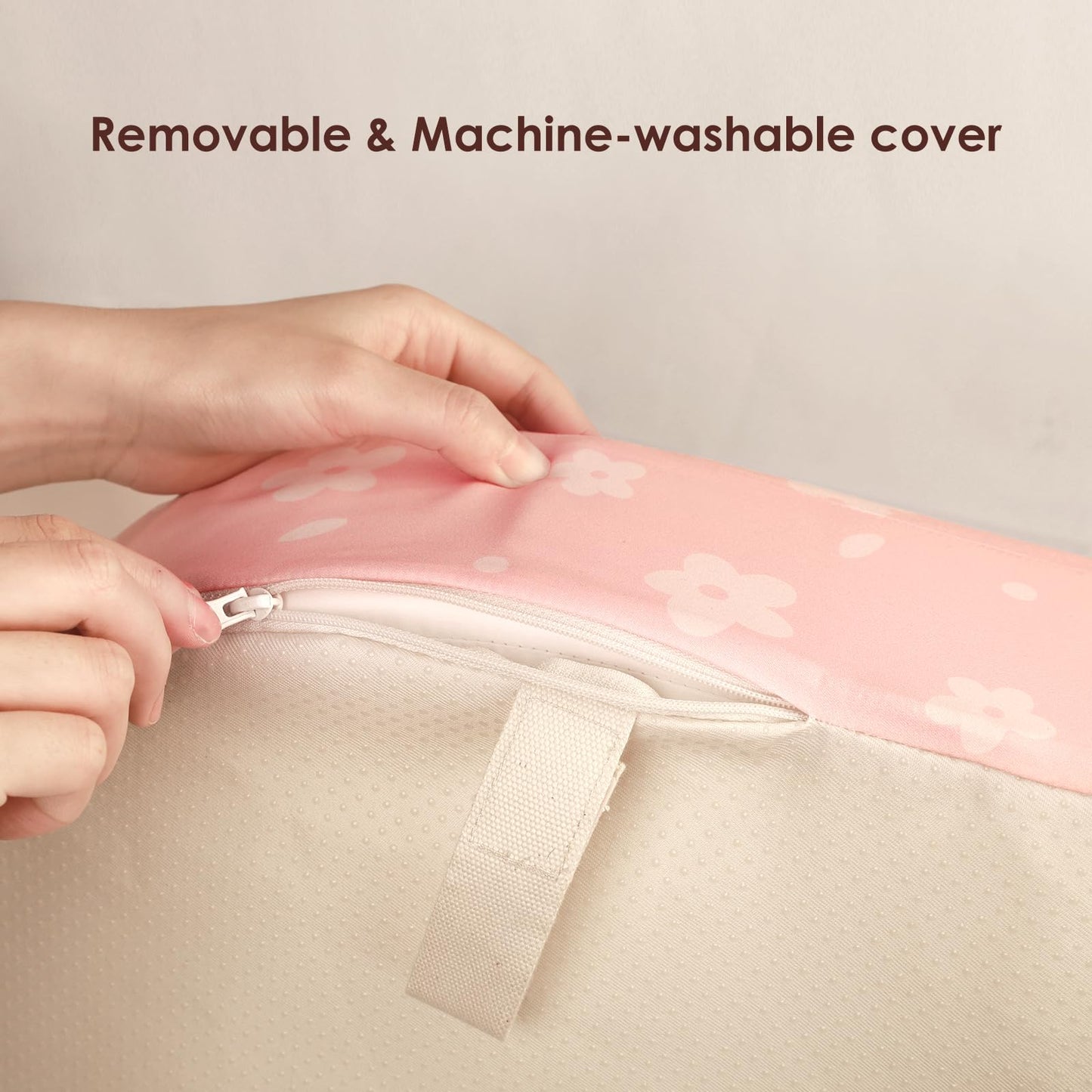 Tiny Marvels Baby Changing Pad with Cover, Waterproof Diaper Changing Pad with Non-Slip Base, Soft Contoured Changing Pad for Dresser, Nursery & Travel