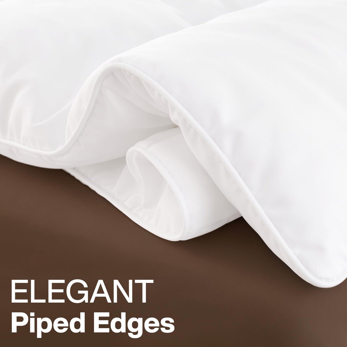 Utopia Bedding Comforter Duvet Insert, Quilted Comforter with Corner Tabs, Box Stitched Down Alternative Comforters Twin Size (White, Pack of 2)
