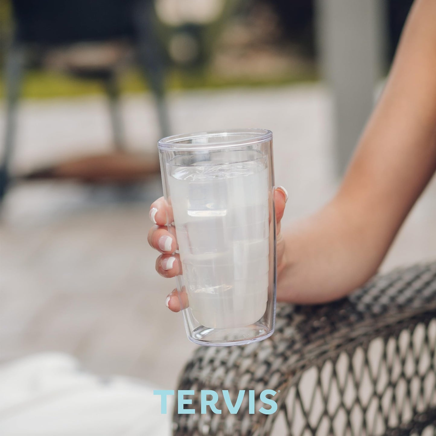 Tervis Clear & Colorful Tabletop Made in USA Double Walled Insulated Tumbler Travel Cup Keeps Drinks Cold & Hot, 16oz - 4pk, Assorted