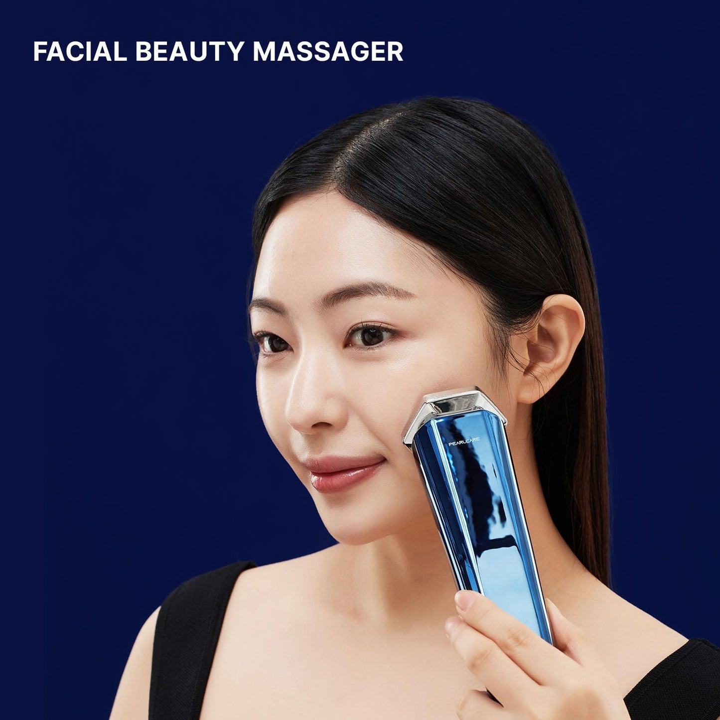PEARLCARE Multifunctional Hot and Cold Facial Massager Beauty Device - All in One Anti Aging Home Skin Care Tool - Korea Brand