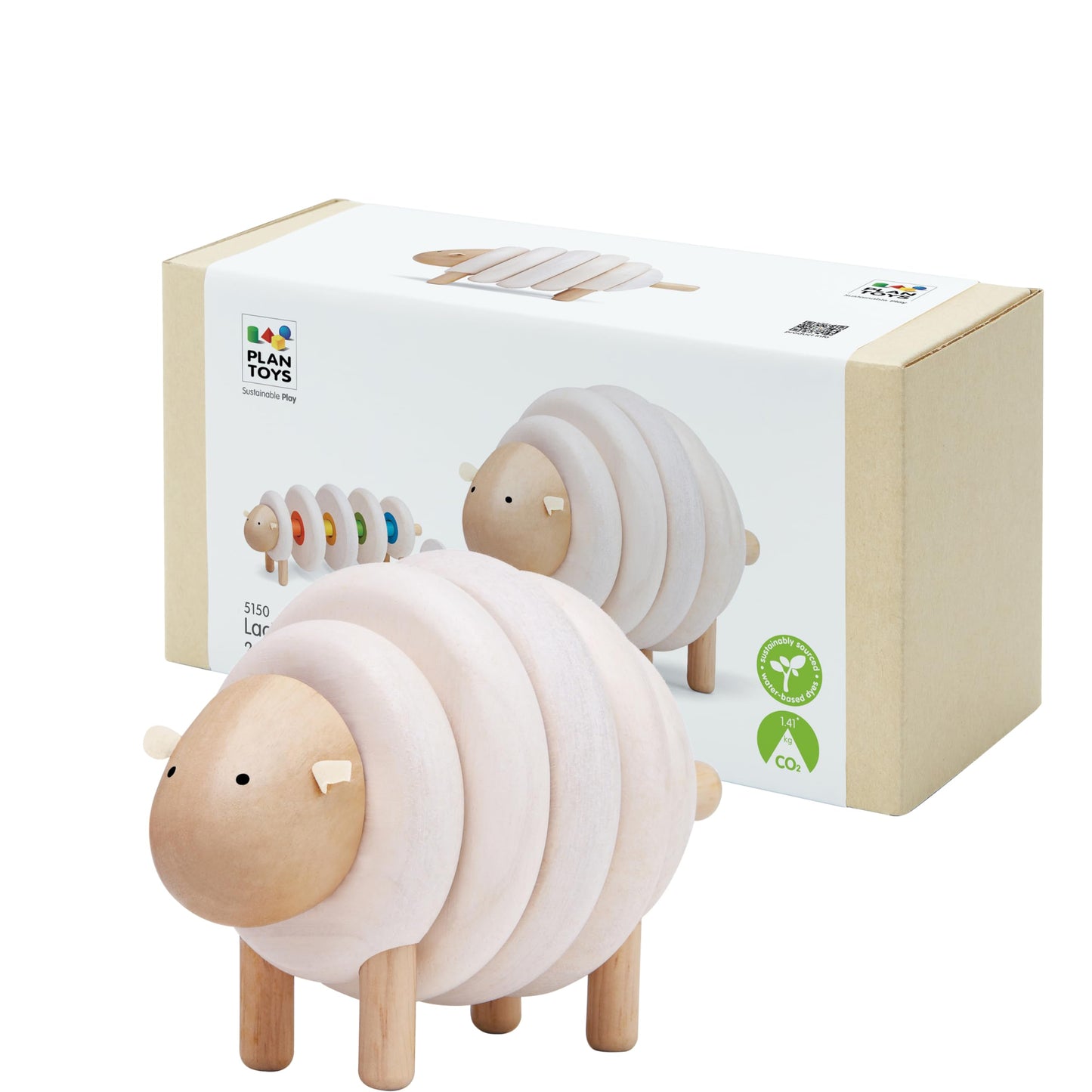Plan Toys - Lacing Sheep