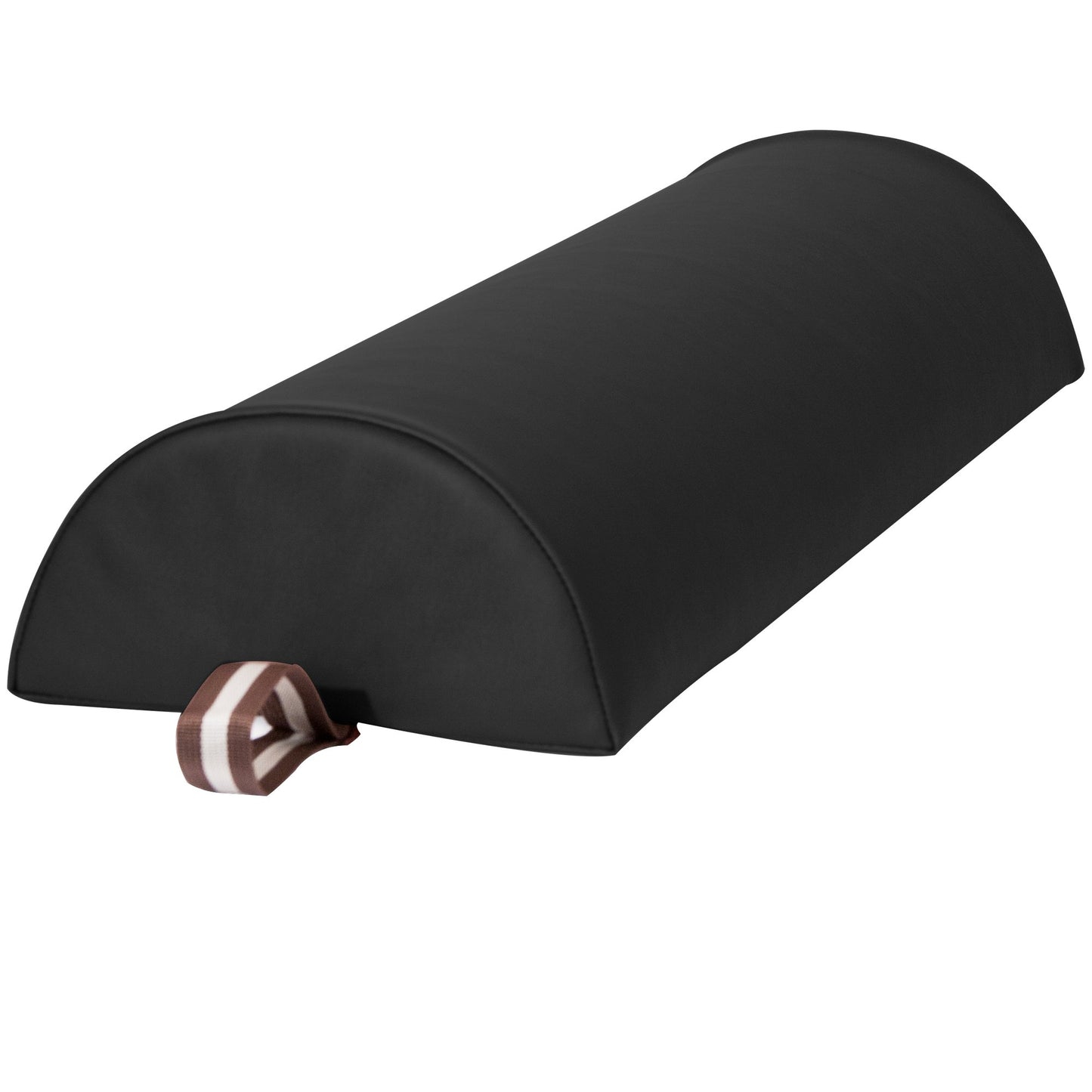 Master Massage 6 Inch Semi Round Bolster Table Cushion Pillow Black