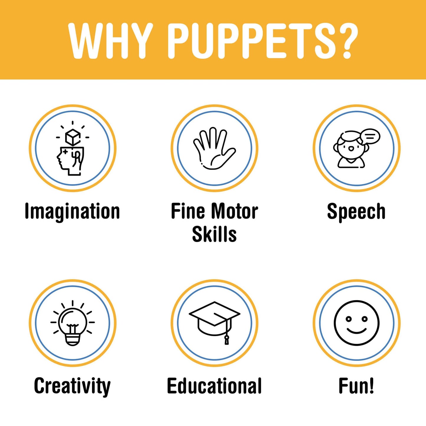 14" Granny Puppet (Hispanic)