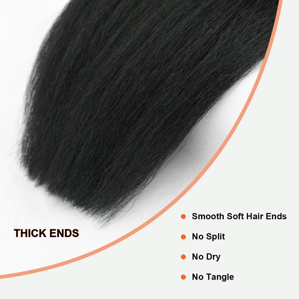 Kinky Straight Bundles Human Hair 18 20 22 Inch Yaki Straight Bundles Kinkystraight Human Hair Bundles 12A Brazilian Virgin Human Hair Bundles For Black Women Black Raw Remy Hair Extension 3 Bundles