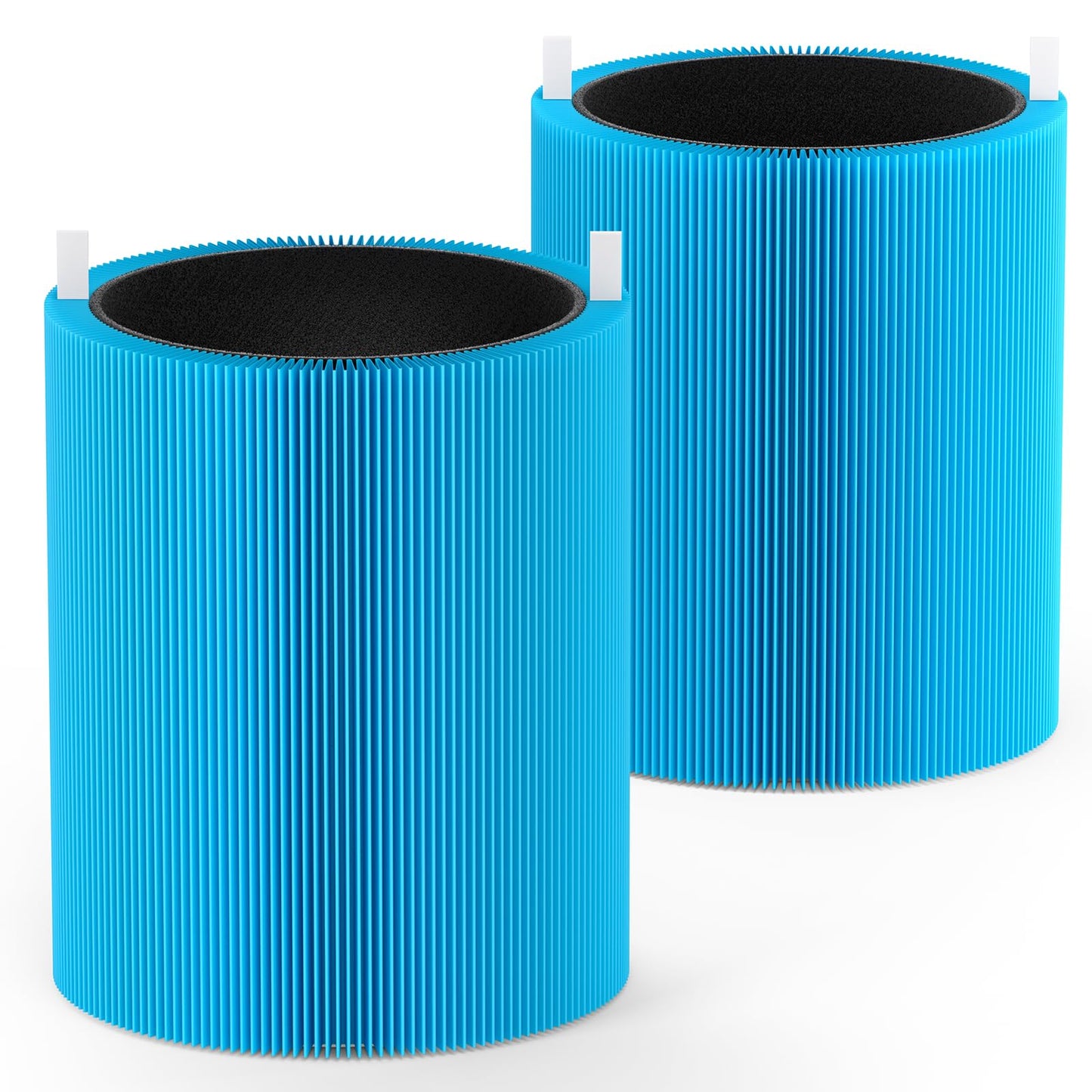 2 Pack Blue Pure 411 AllergenBlock Filter Compatible with Blue Pure 411, 411+, 411 Auto Air Puri-fier, H13 True HEPA & Activated Carbon Filters