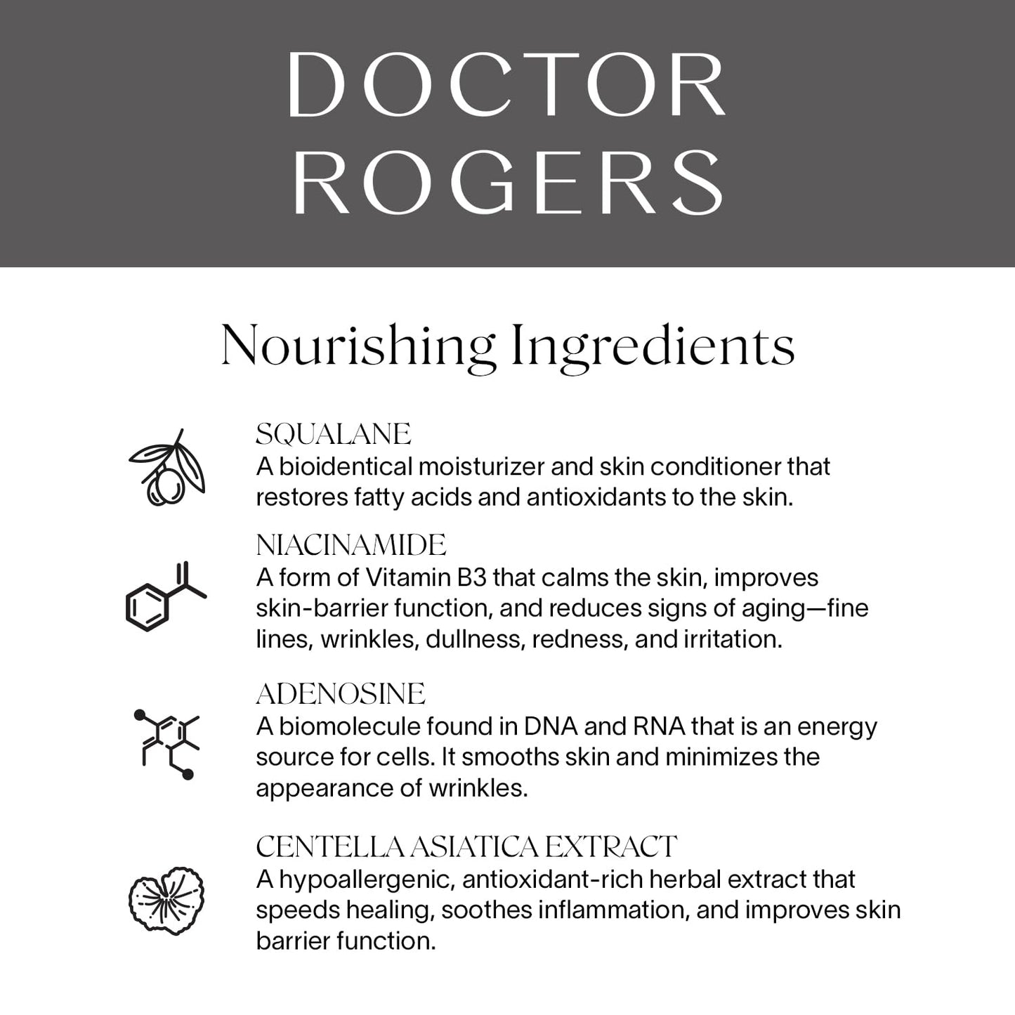 Doctor Rogers Face Lotion. Unscented Moisturizing Lotion for Sensitive Skin. Lightweight Hydration. Moisturize & Strengthen Skin, Fragrance & Paraben Free 1.7 Ounce (50ml)