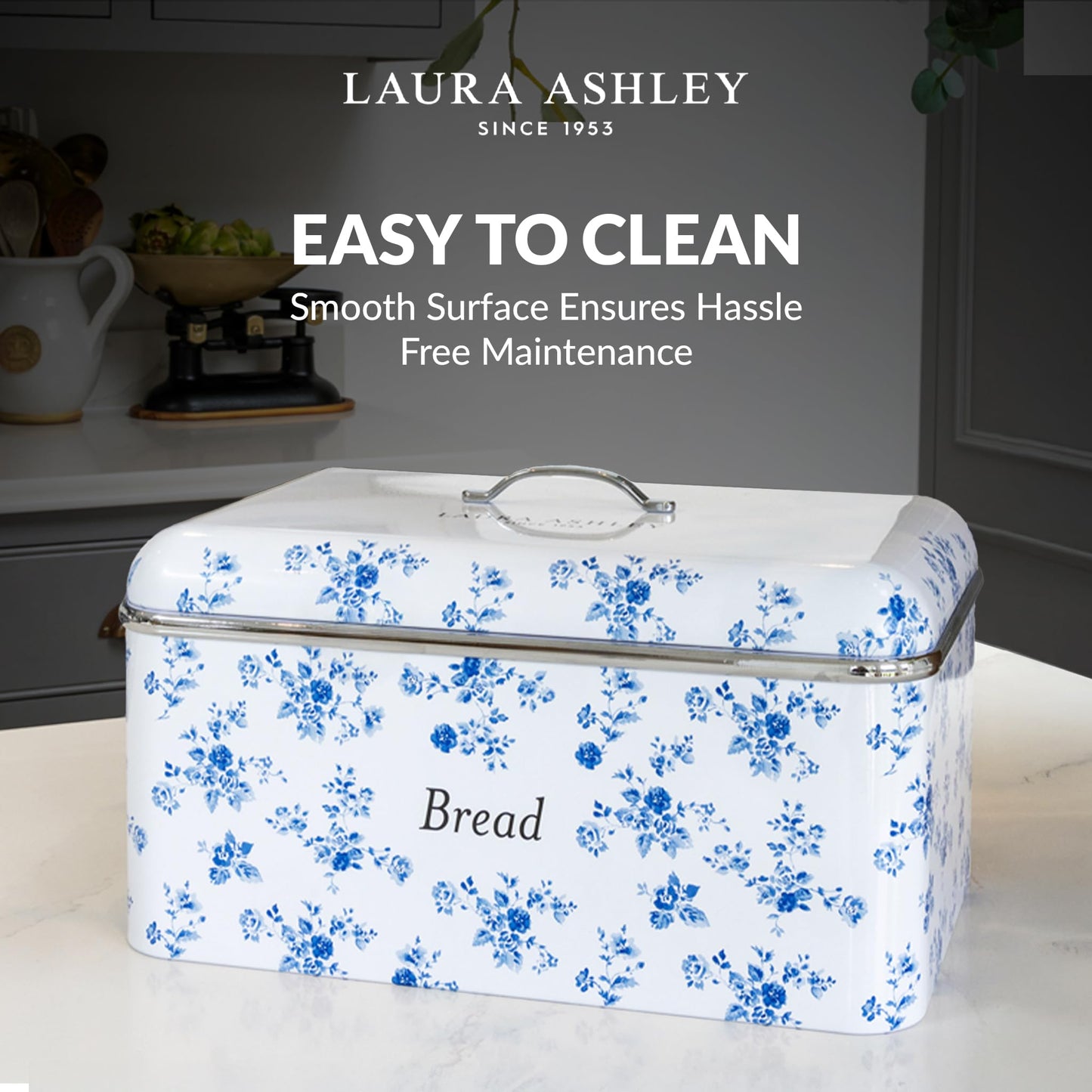 Laura Ashley VQ Bread Bin - China Rose