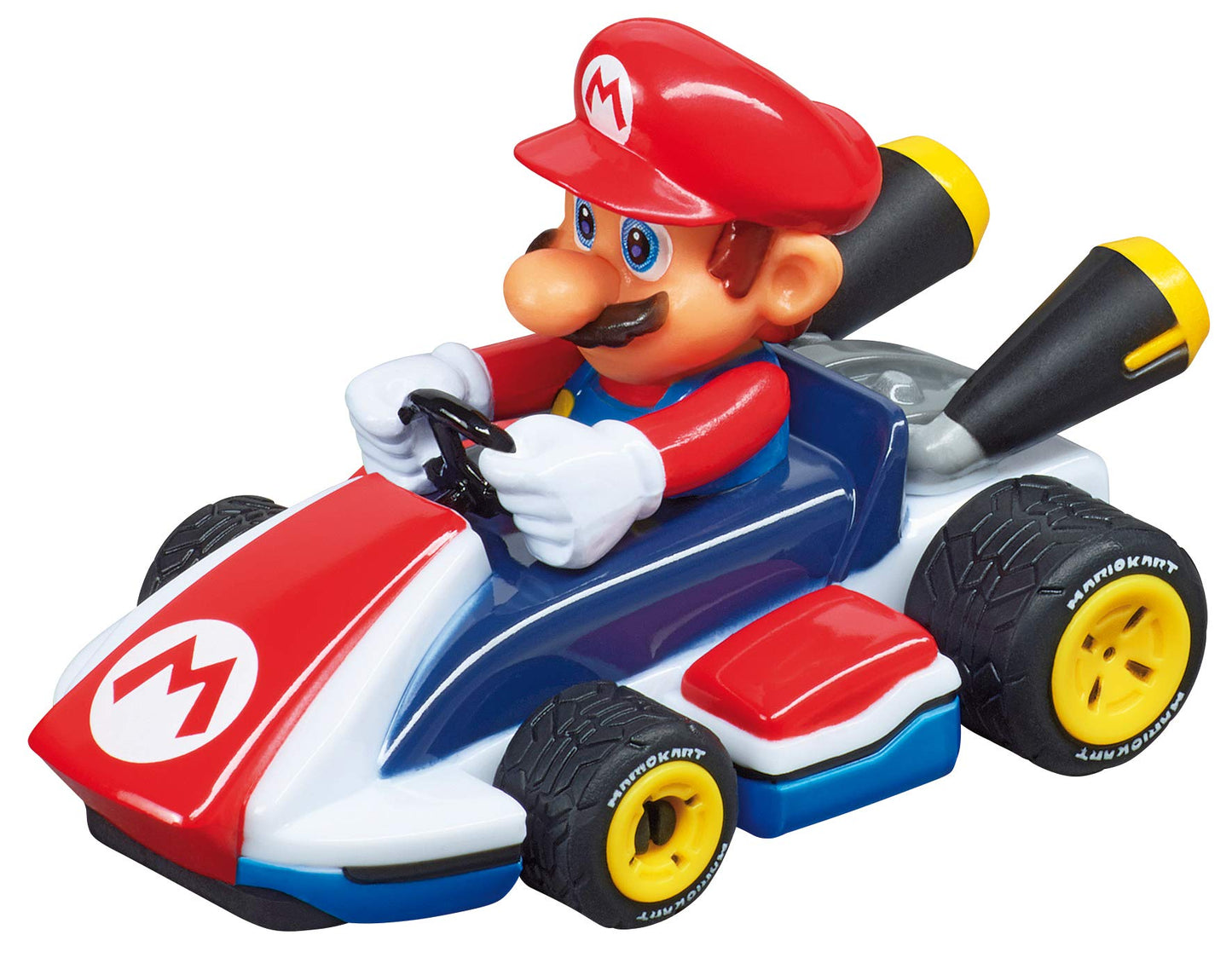 Carrera First Nintendo Mario Kart Slot Car Race Track - Includes 2 Cars: Mario and Luigi - Battery-Powered Beginner Toy Racing Set for Kids Ages 3 Years and Up