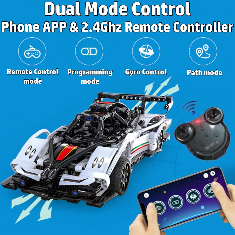 WisePlay Model Cars to Build for Adults and Kids 8-12 Year - STEM Projects for Kids Ages 12-16 Year - Build Your Own Remote Control Car - STEM Kits for Kids Age 12-14