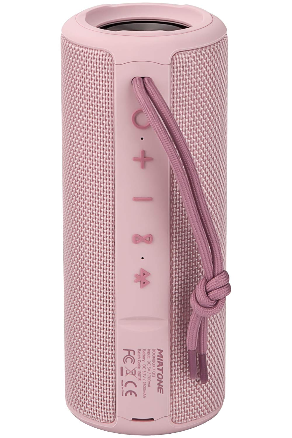 MIATONE Boombox Outdoor Portable Bluetooth Speaker Wireless Speakers Waterproof - Pink