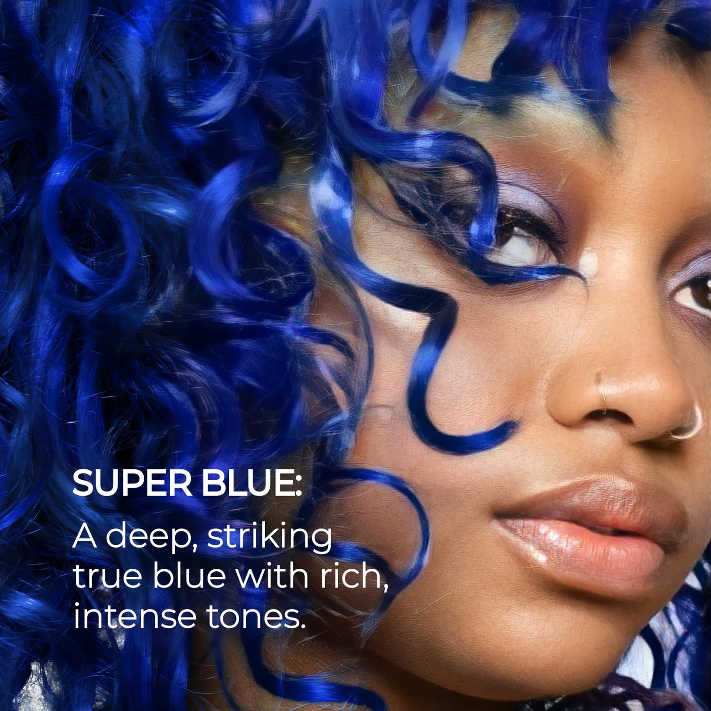XMONDO Color Super Blue Depositing Mask & Semi-Permanent Blue Hair Dye | Infused with Bond Booster Technology & Hyaluronic Acid for Nourishment, Revitalization & Repair, Vegan Formula, 8 Fl Oz 1-Pack