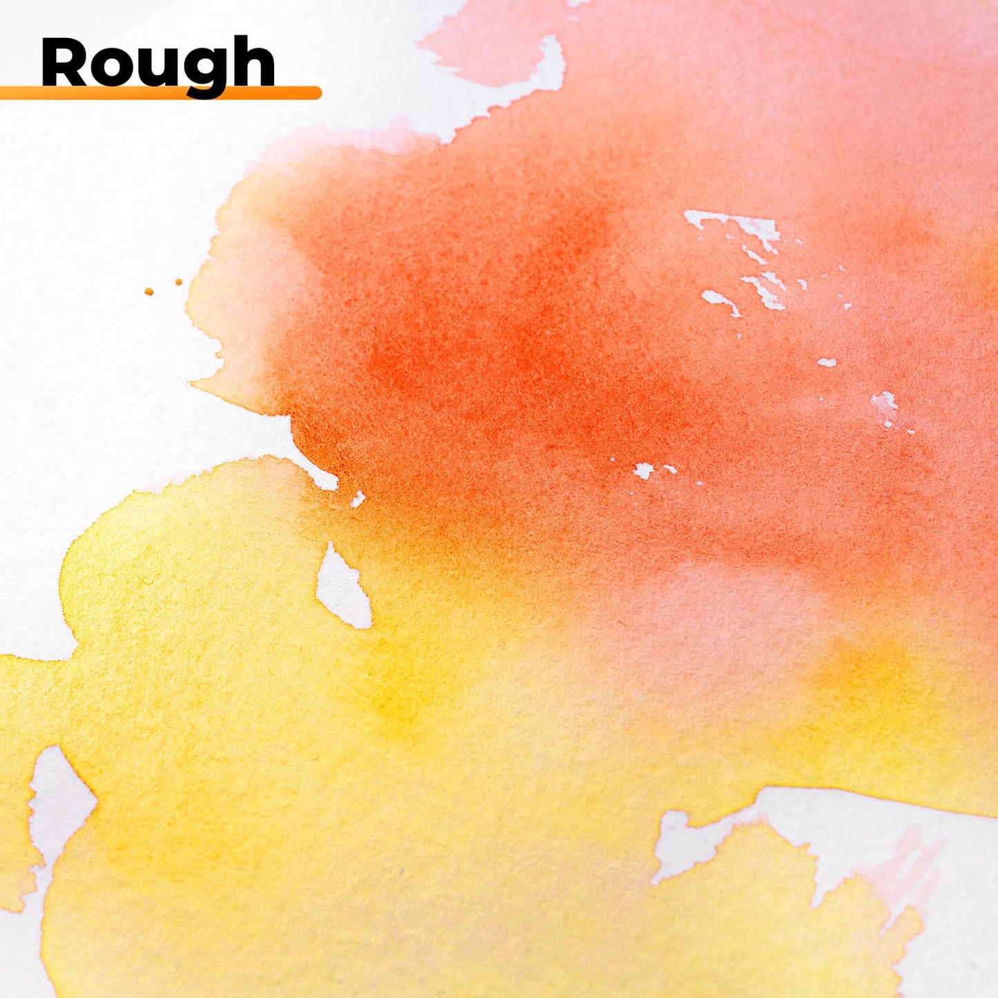 Fuumuui 11×15 Watercolor Paper Block, Textured Rough 100% Cotton Watercolor Paper, 140lb/300gsm, 20 Sheets, Acid-Free, Art Paper for Painting & Drawing, Wet, Mixed Media, Rough Grain