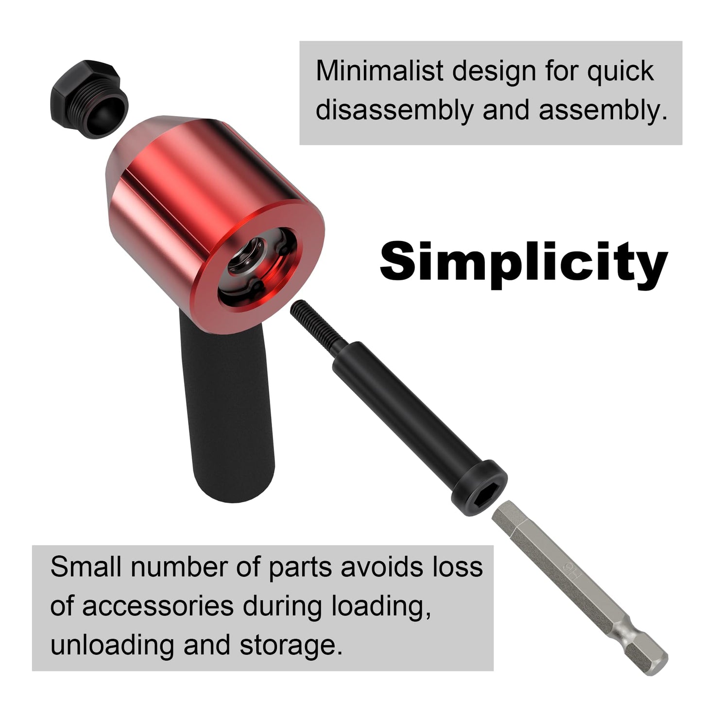 WelderElite Rivet Nut Drill Adaptor Tool Kit Contains 290 Rivet Nuts and 13 mandrels
