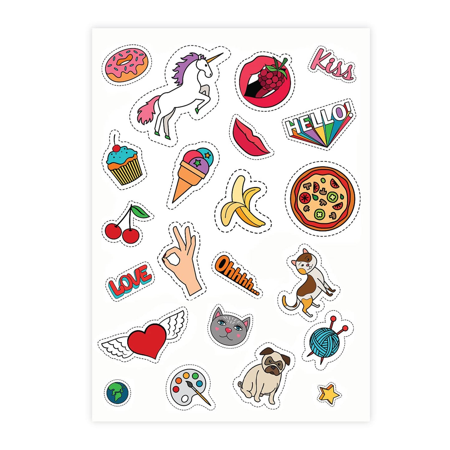 8.5" x 11" Full Sheet Label Sticker Paper for Laser & Inkjet Printers[600 Sheets,600 Labels]