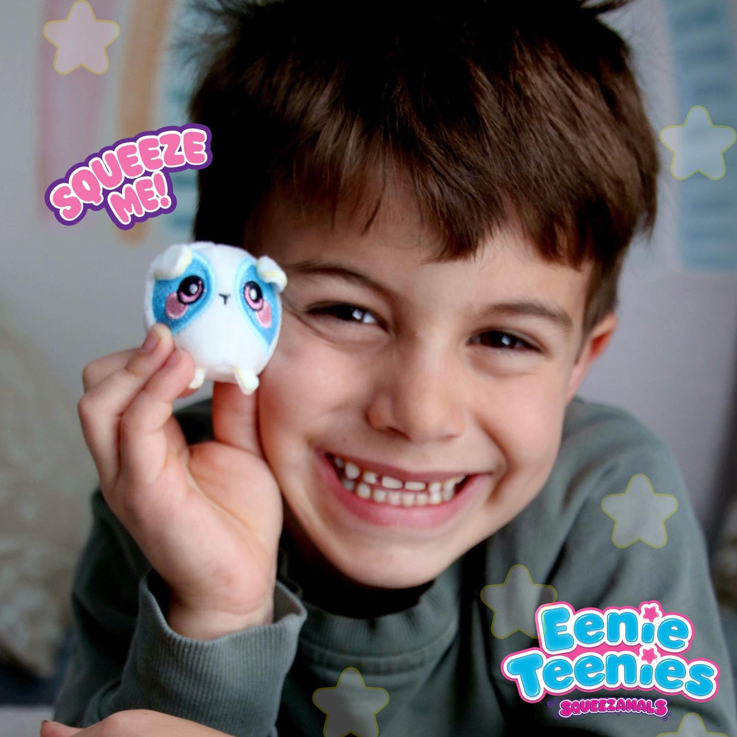 Squeezamals Eenie Teenies 10pks with an Eenie Teenie Character in Each! Collect All 24 Characters from Series 2 Mini-Blind Packed Fun! Made, Safe Materials