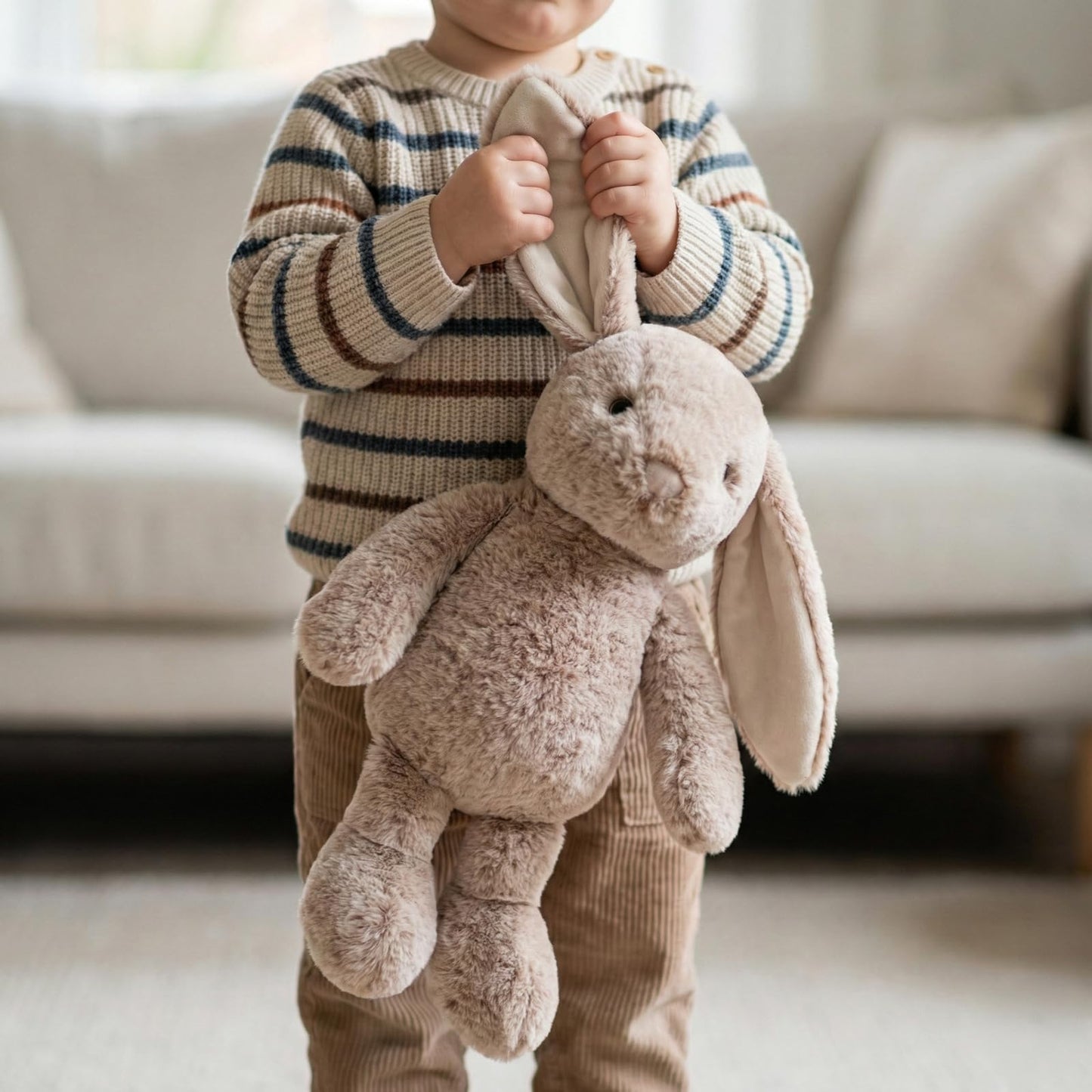 WEIGEDU Bunny Rabbit Stuffed Animals Plush Toys for Kids Girls Boys Baby Birthday Bedtime Gift, 45cm