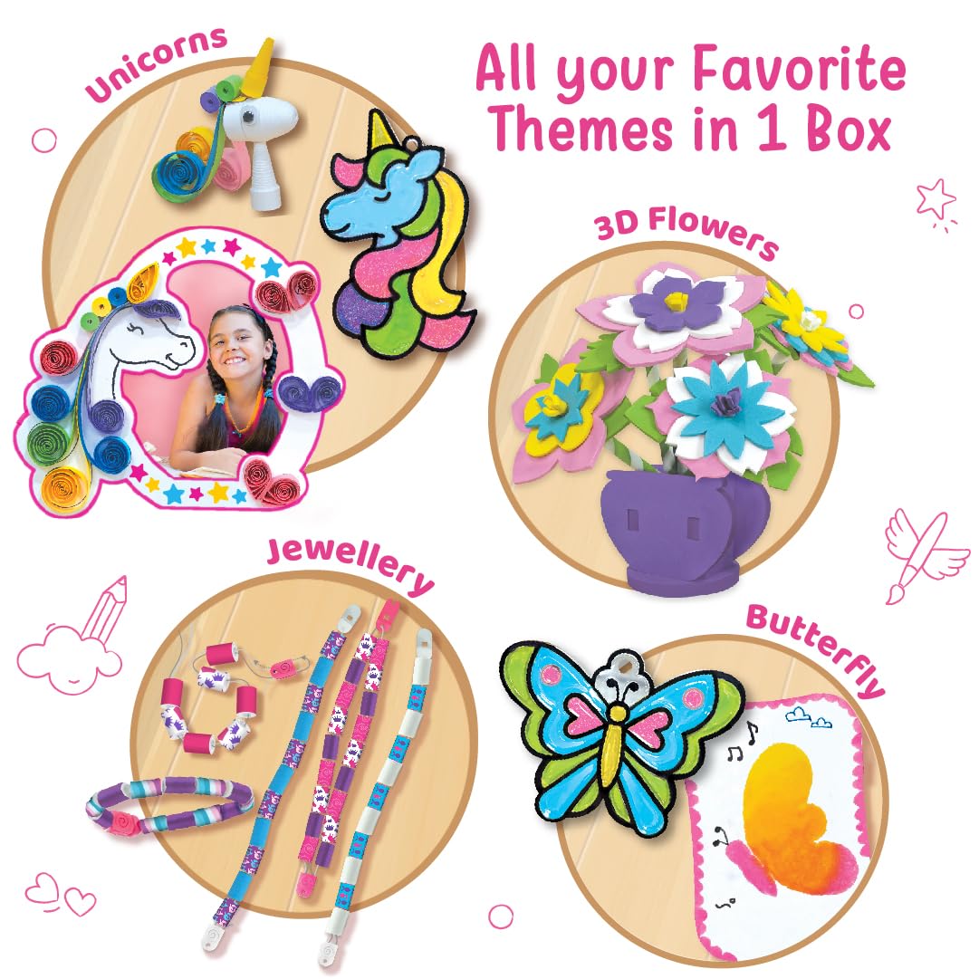 Imagimake Fabulous Craft Kit | Creative Toy & DIY Set | Arts and Crafts for Kids | Activity Craft Kits | Gifts for 5 6 7 8 9 10 11 12 Years